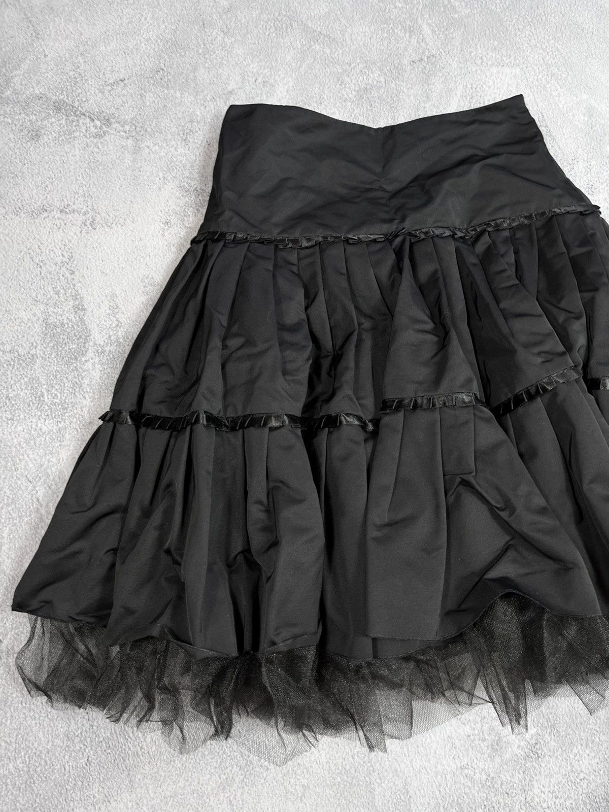 Vintage Vintage mesh lush midi skirt opium style avant garde Size 27" / US 4 / IT 40 - 2 Thumbnail