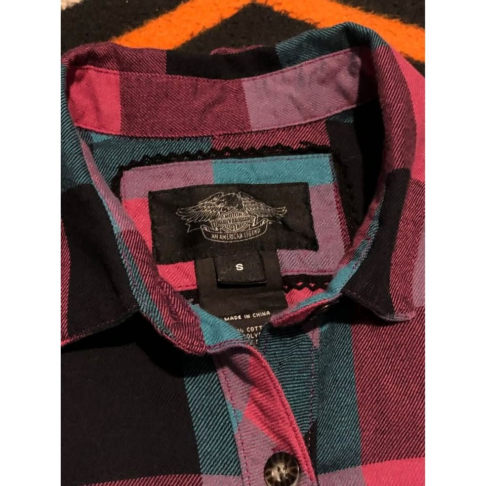 Harley Davidson Harley-Davidson Button Shirt Small Women, Cowgirl Style Size S / US 4 / IT 40 - 6 Thumbnail