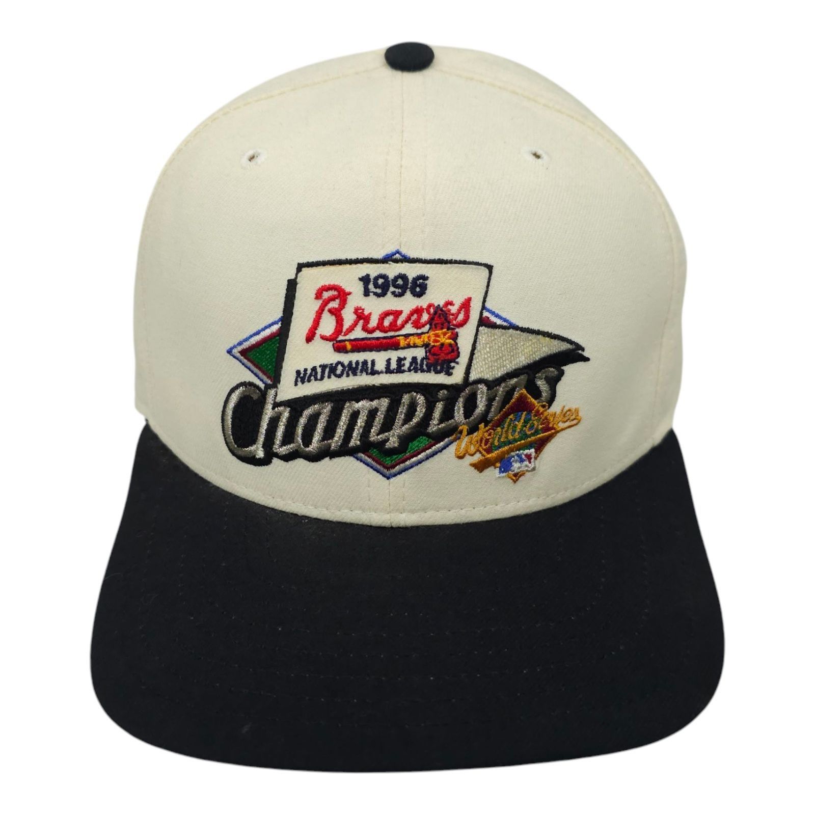 New Era 1996 Atlanta Braves Cap READ BROKEN SNAPBACK National League Size ONE SIZE - 1 Thumbnail