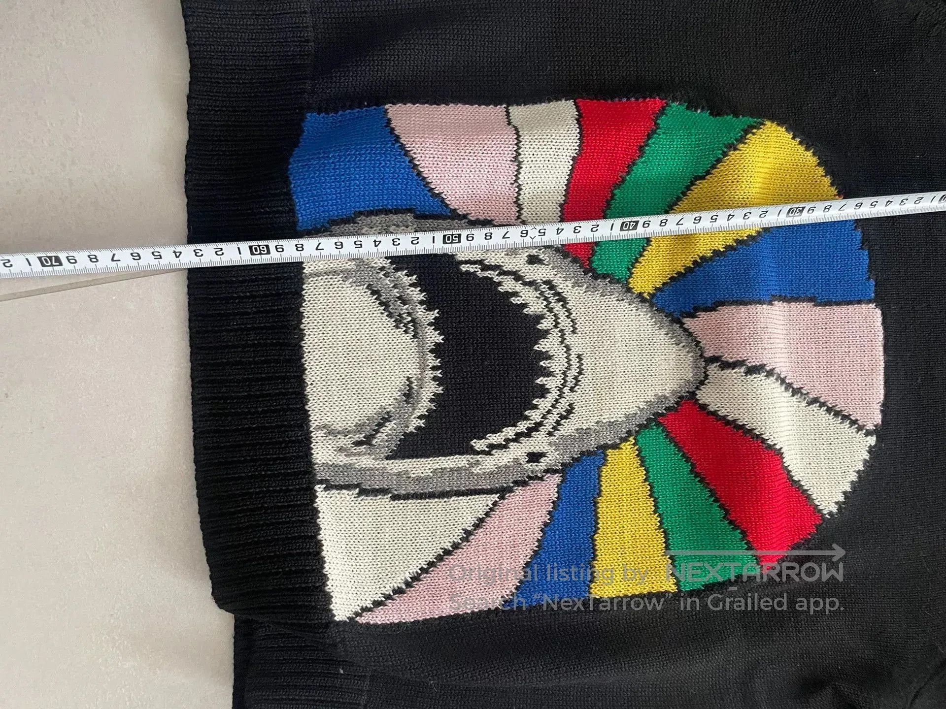 Yves Saint Laurent YSL Men's Wool Sweater in Gray. Size US S / EU 44-46 / 1 - 8 Thumbnail
