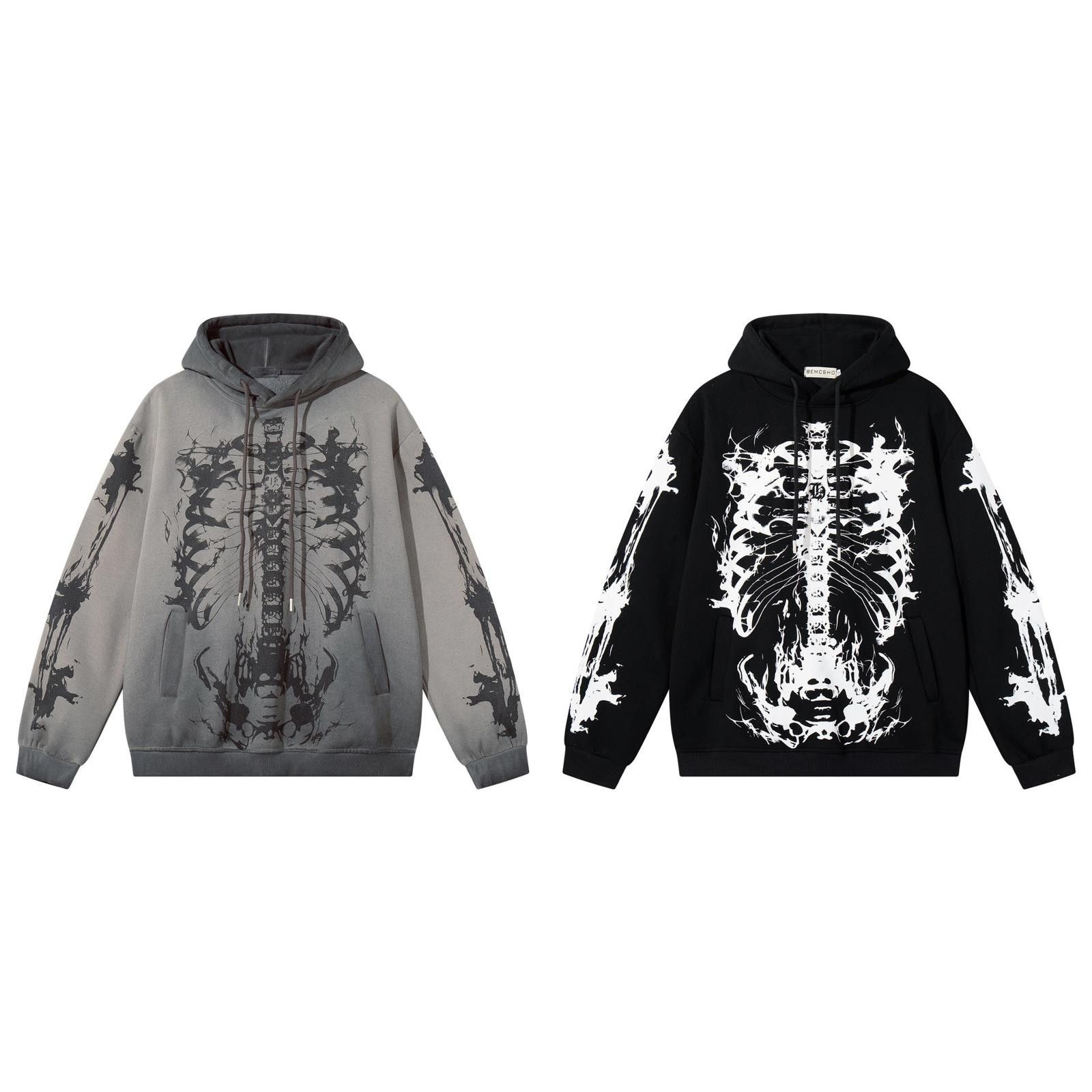 Japanese Brand Graphic Print Pullover Hoodie, Streetwear Hoodie Size US M / EU 48-50 / 2 - 6 Thumbnail
