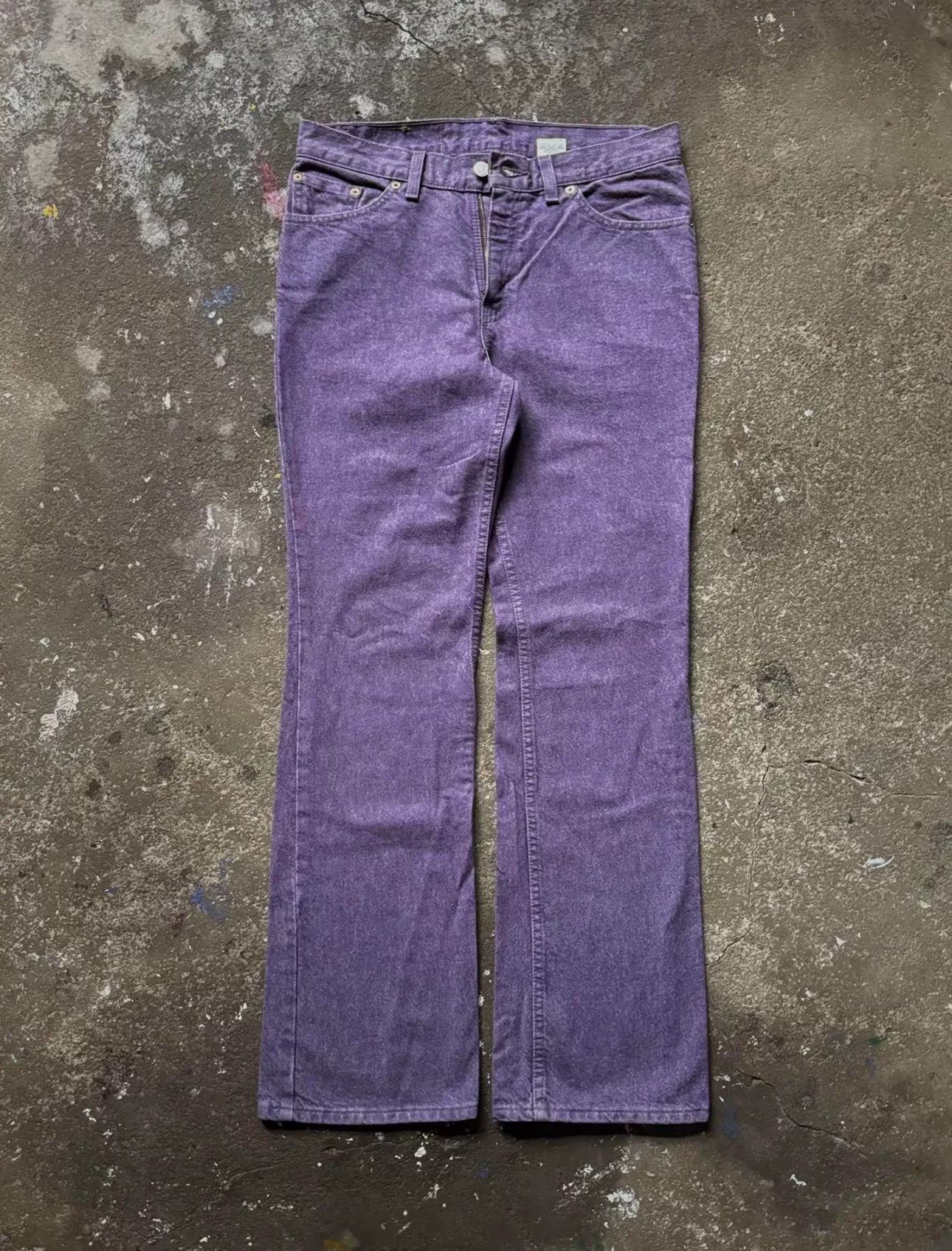 Vintage Vintage Levi's 517 Purple Jeans Size US 30 / EU 46 - 1 Thumbnail