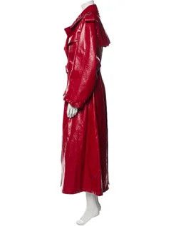 Maison Margiela o1y1124 Plaid Print Trench Coat in Red Size US M / EU 48-50 / 2 - 2 Thumbnail