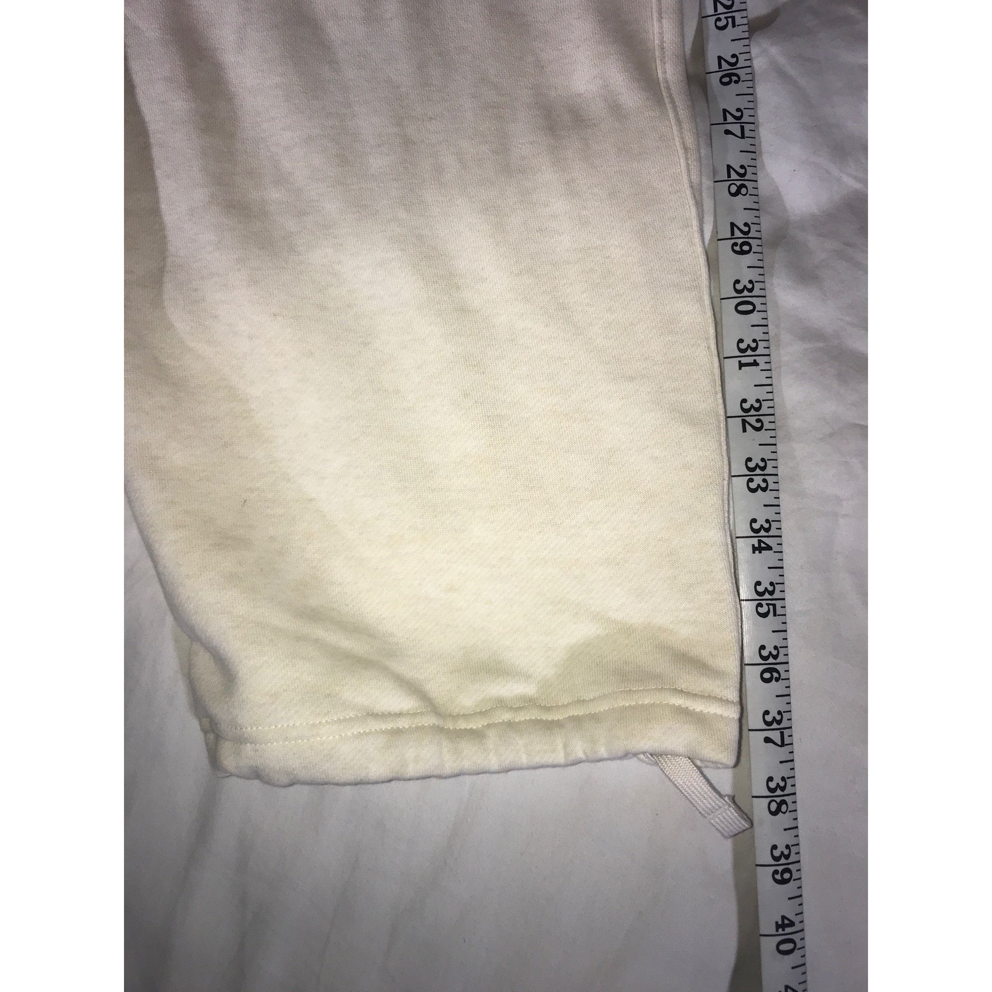 Nike Nike Mens Lebron James Cream Cotton Sweatpants Size US 36 / EU 52 - 8 Thumbnail