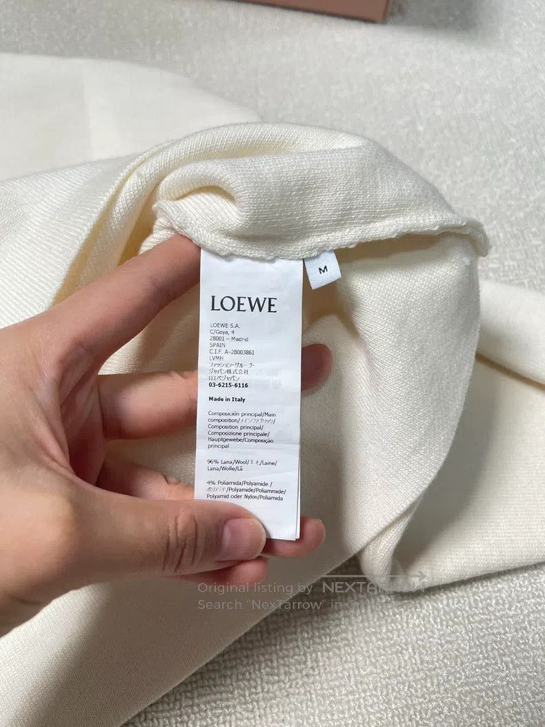 Loewe Loewe 23 Fall/Winter Simple Logo Raglan Wool Sweater Size M / US 6-8 / IT 42-44 - 3 Thumbnail
