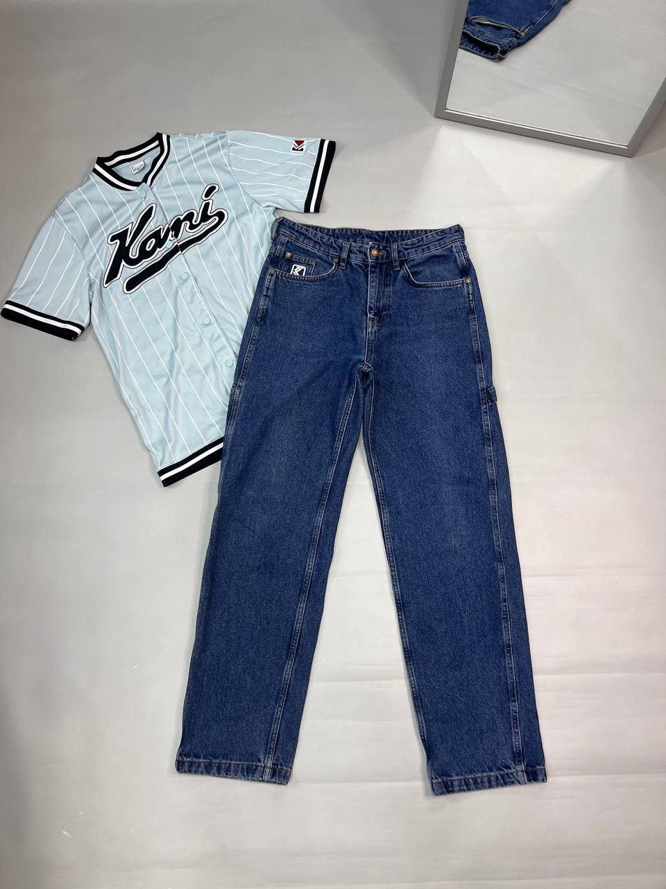 Karl Kani × Vintage Karl Kani Retro Baggy Workwear Jeans Size US 31 - 3 Thumbnail