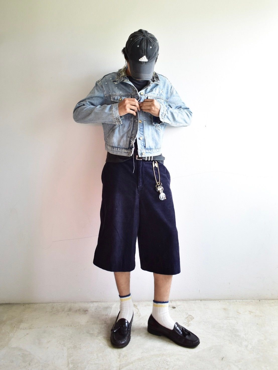 Handmade Patchwork Vintage “FUCK” Denim Jacket by Darkpull Size US S / EU 44-46 / 1 - 6 Thumbnail