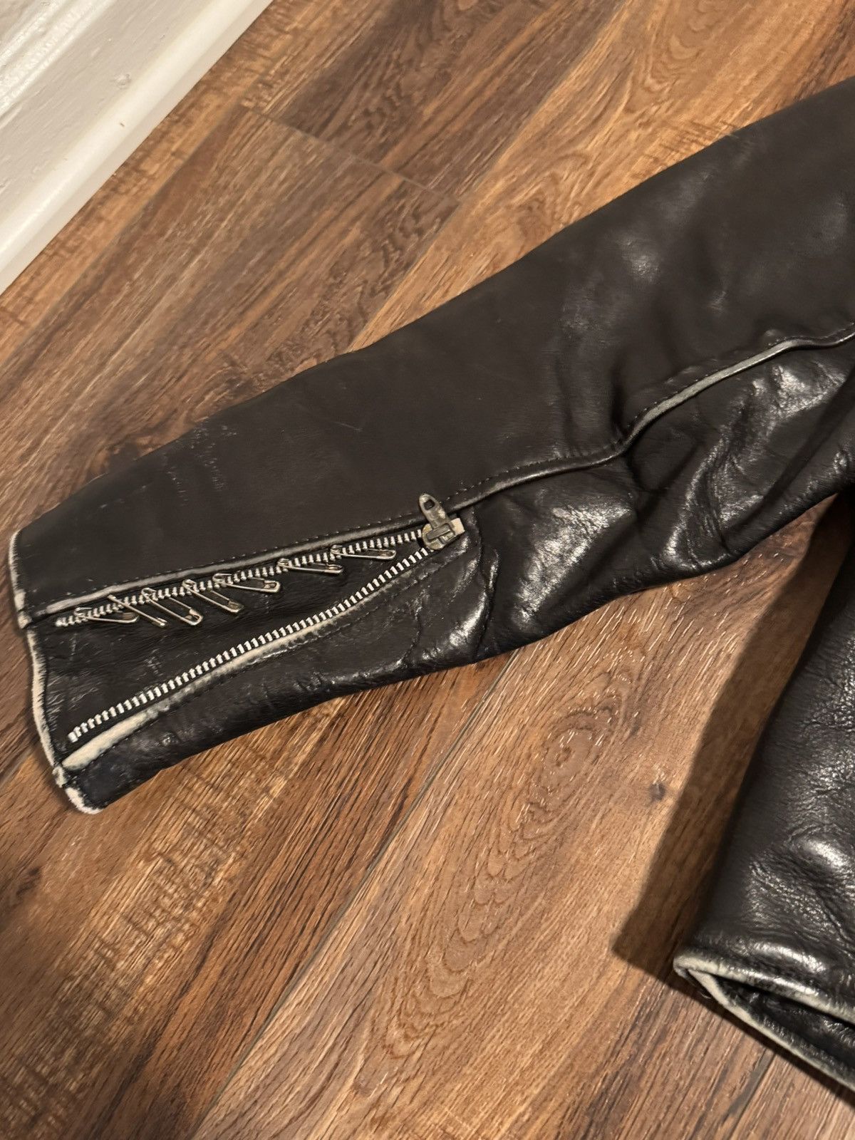 Vintage Vintage Punk Motorcycle Leather Jacket Size US M / EU 48-50 / 2 - 8 Thumbnail
