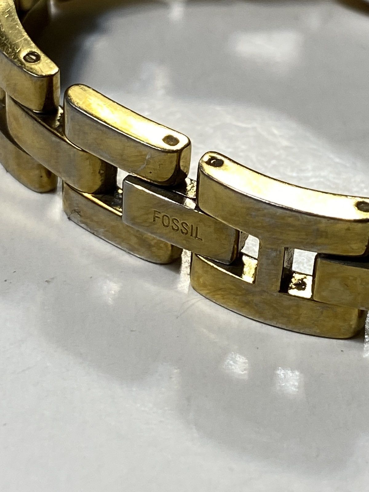 Fossil Fossil Gold-Tone Bracelet Watch - Japanese Brand Size ONE SIZE - 8 Thumbnail