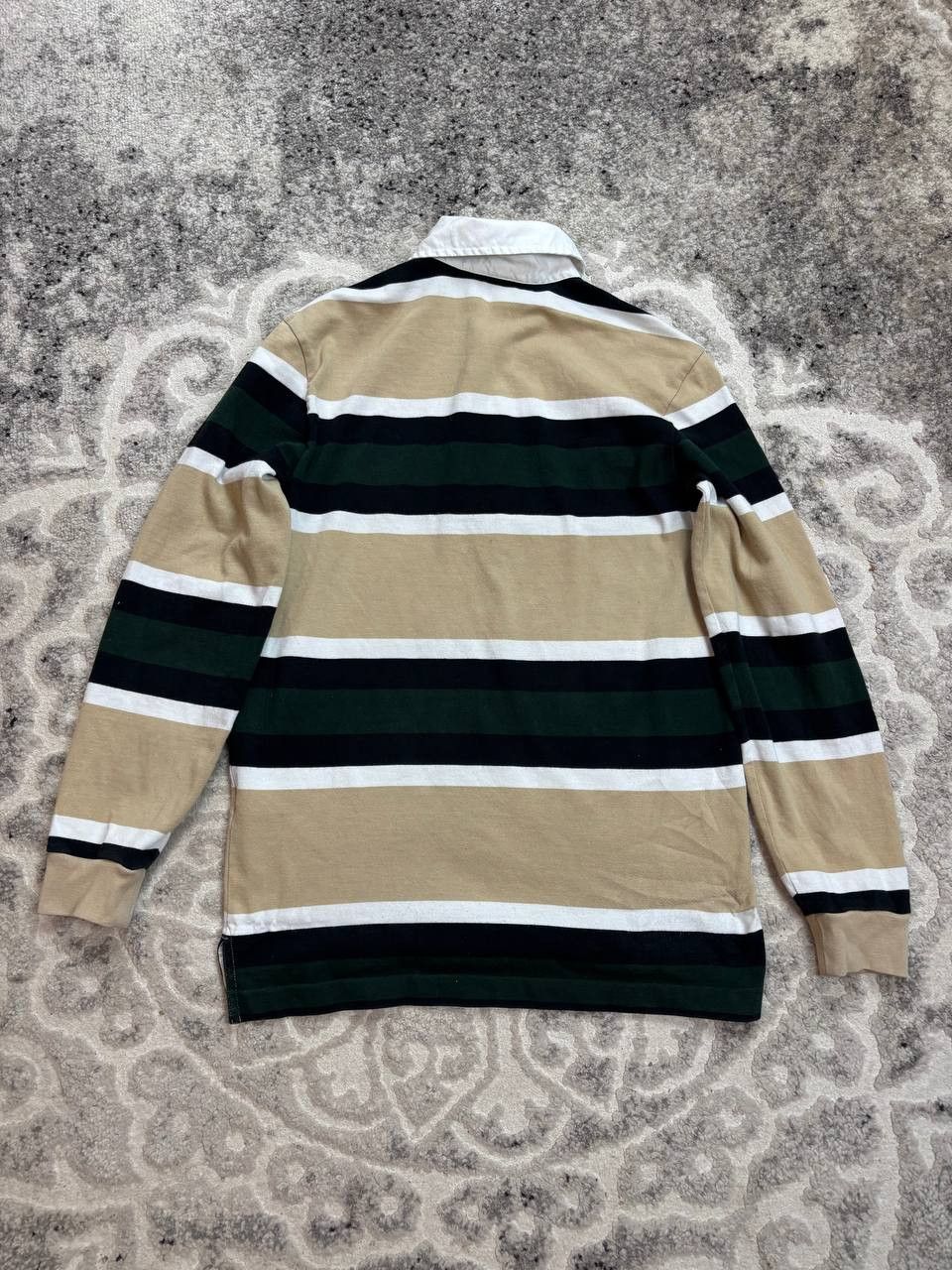 Lacoste Lacoste Long Sleeve Rugby XS. Beige/Green/Black. Mint Cond Size US XS / EU 42 / 0 - 2 Thumbnail