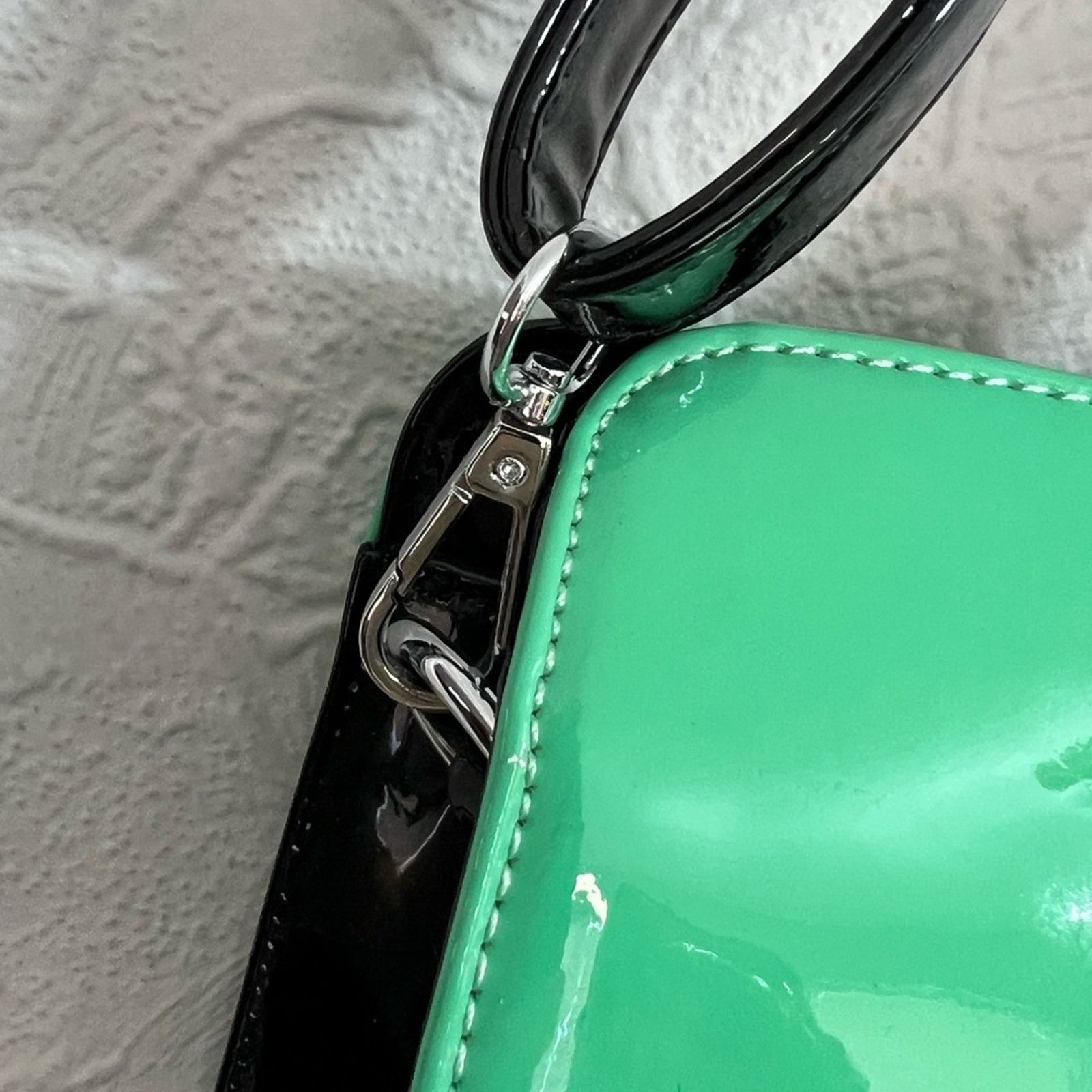 Other Tailor & Twirl Retro VTG Mint And Black Patent Leather Tote Size ONE SIZE - 6 Thumbnail