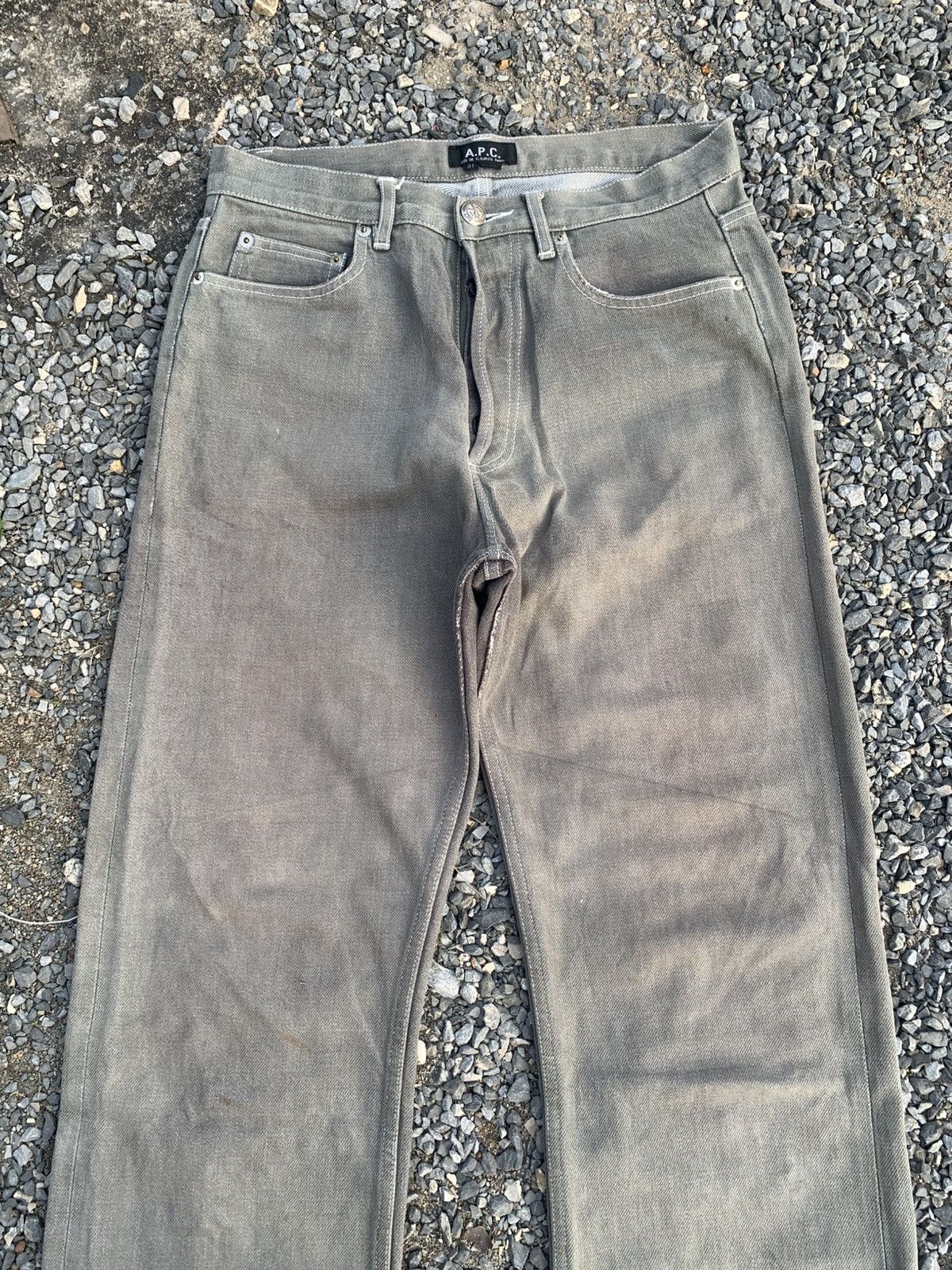 A.P.C. A.P.C SELVEDGE SUNFADED RUSTY DISTRESSED DENIM Size US 29 - 7 Thumbnail