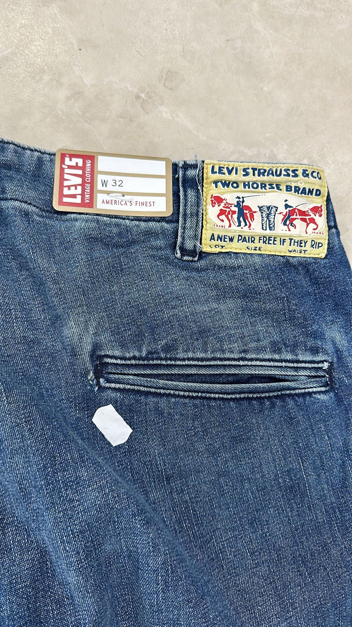 Levi's Vintage Clothing LVC Levi's Vintage Clothing 1920 BALLOON TWO HORSE JEAN RARE Size US 32 / EU 48 - 5 Thumbnail