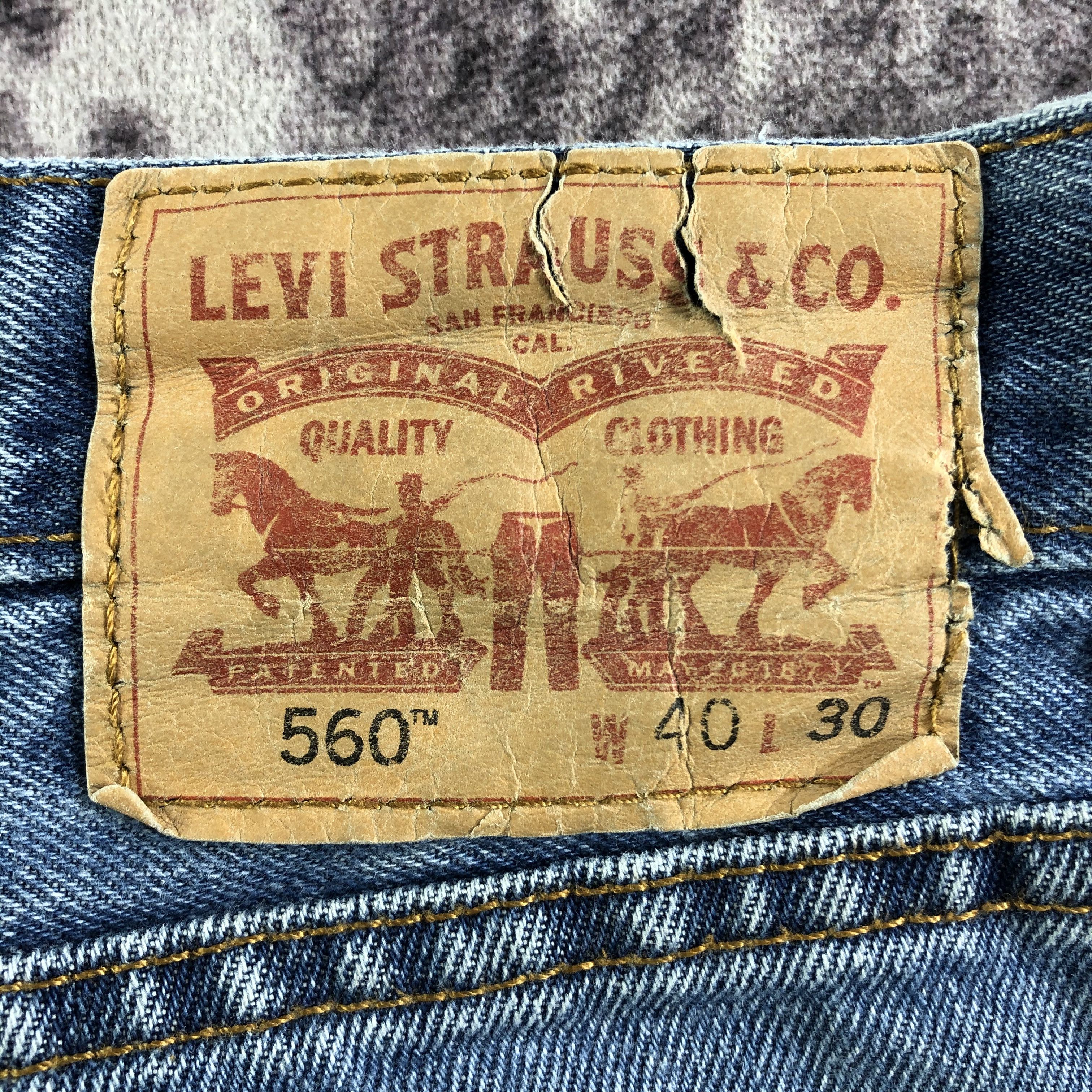 Levi's × Vintage Vintage Blue Wash Levis 560 Jeans-JM3416 Size US 43 - 5 Thumbnail