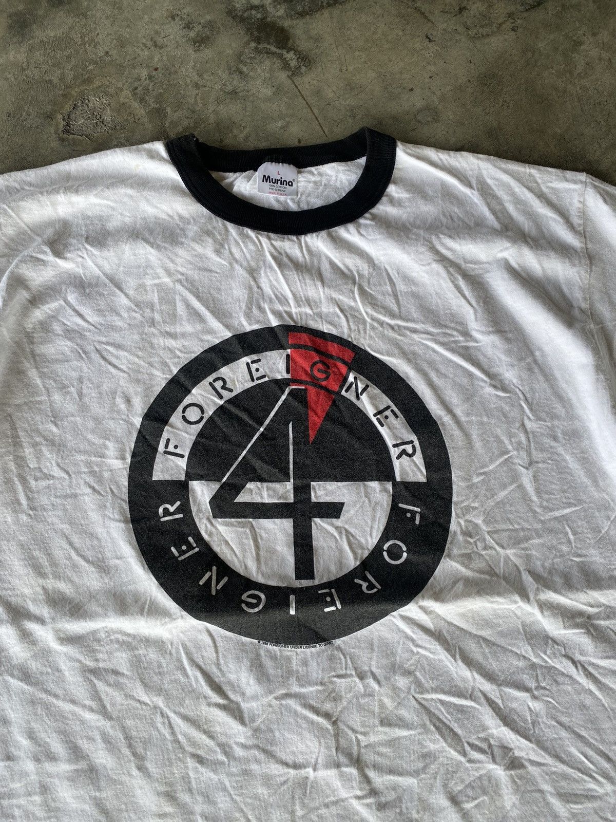 Band Tees × Japanese Brand × Vintage Foreigner 4 Album 90s Size US L / EU 52-54 / 3 - 4 Thumbnail