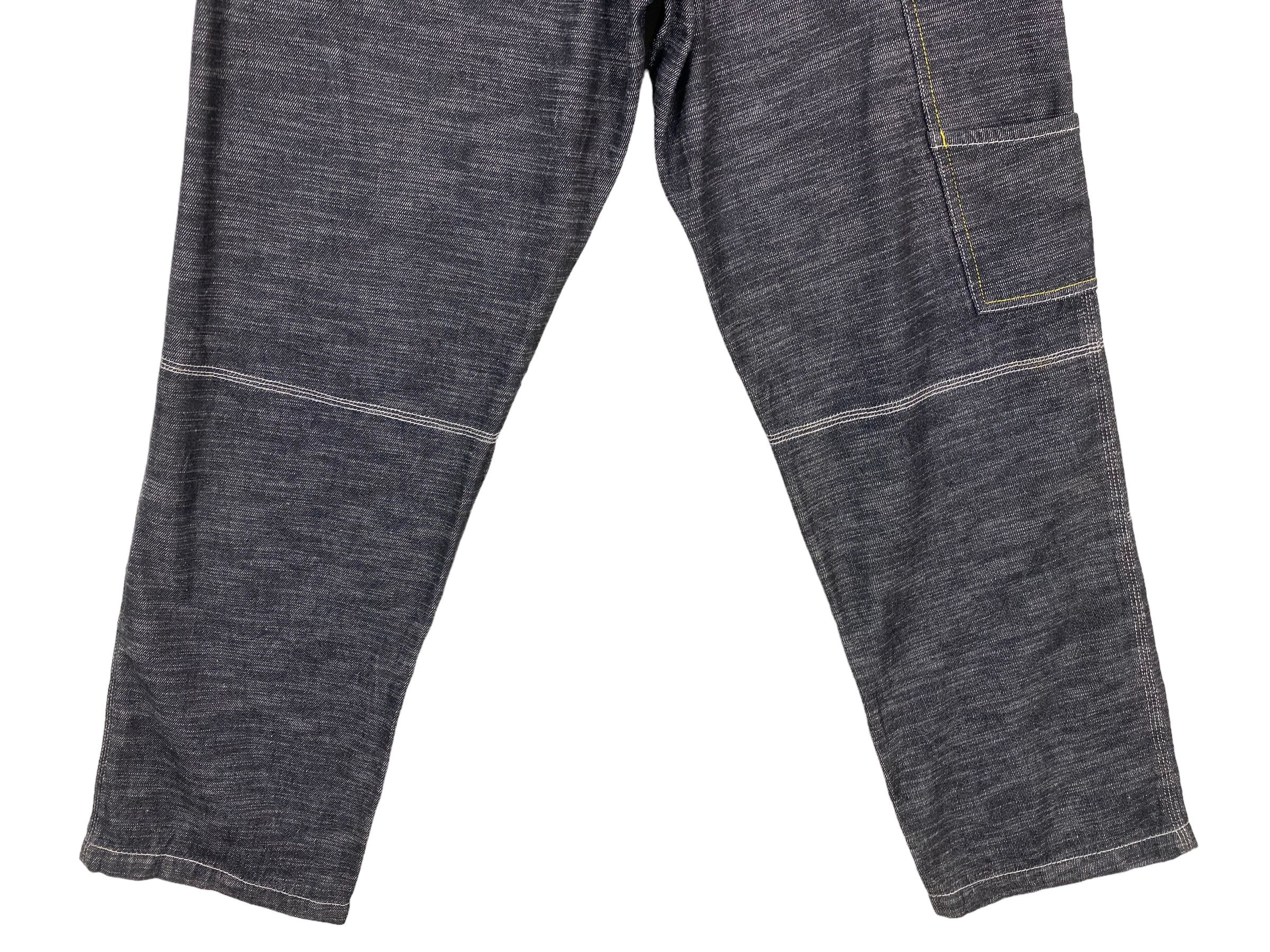 Japanese Brand Transer Carpenter Jeans Transer Hip Hop Skateboards Jeans Size US 29 - 8 Thumbnail