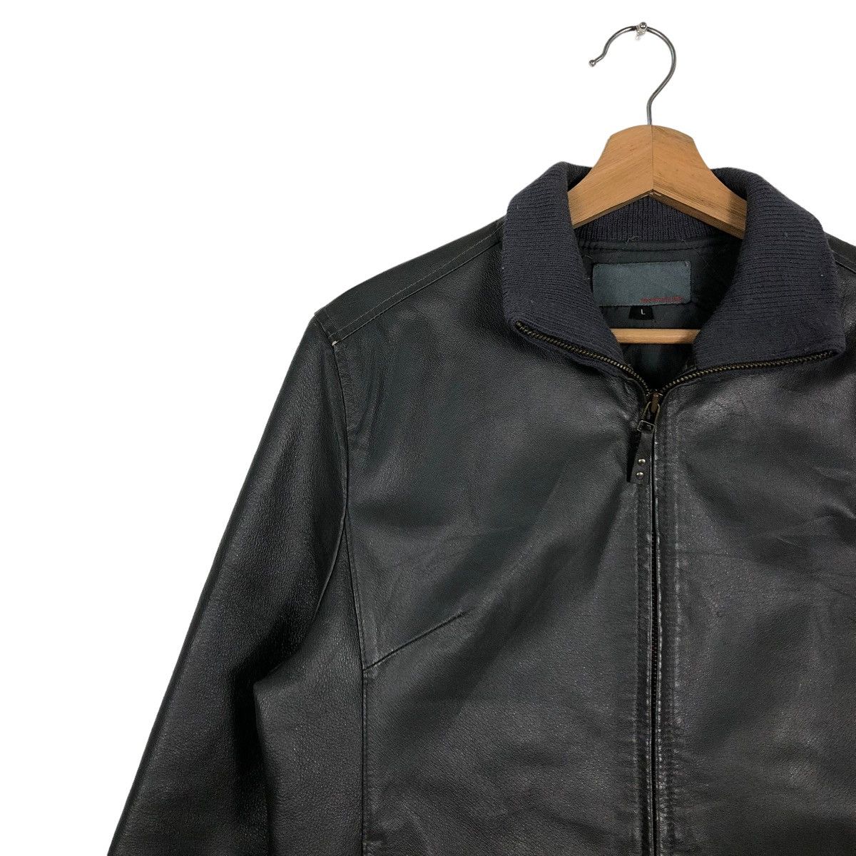 Japanese Brand 🔥90’s Vintage Soft Leather Biker Jacket Intensifier Japan Size US L / EU 52-54 / 3 - 7 Thumbnail
