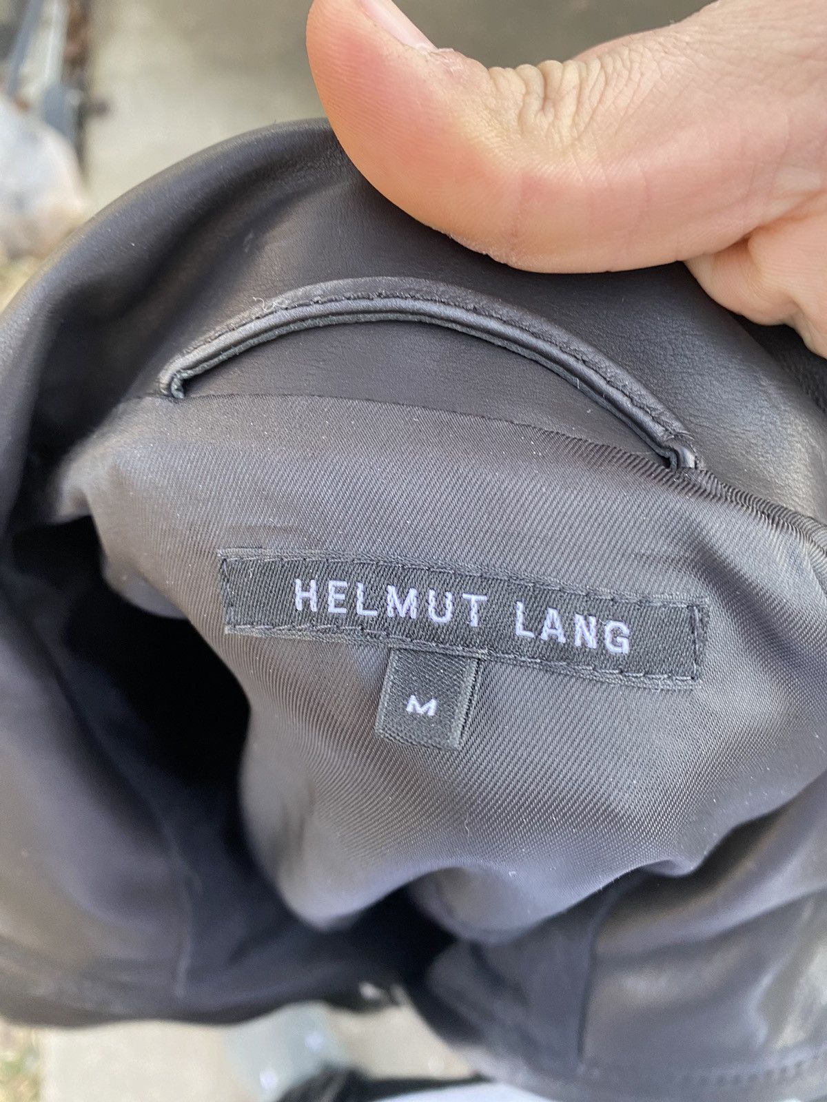 Helmut Lang Helmut Lang leather jacket Size US M / EU 48-50 / 2 - 3 Thumbnail