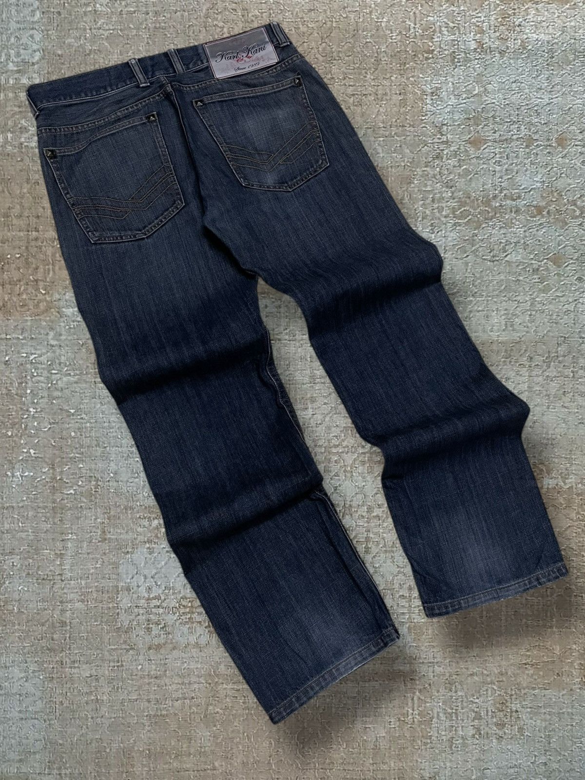 Karl Kani Vintage 1990s Designer Karl Kani Streetwear Style Denim Size US 33 - 10 Thumbnail