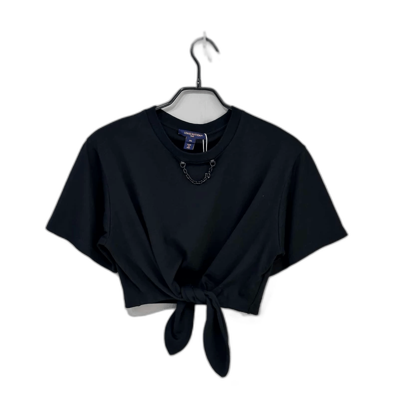 Louis Vuitton Louis Vuitton Short Sleeve Cropped Top -2505 Size XS / US 0-2 / IT 36-38 - 1 Thumbnail
