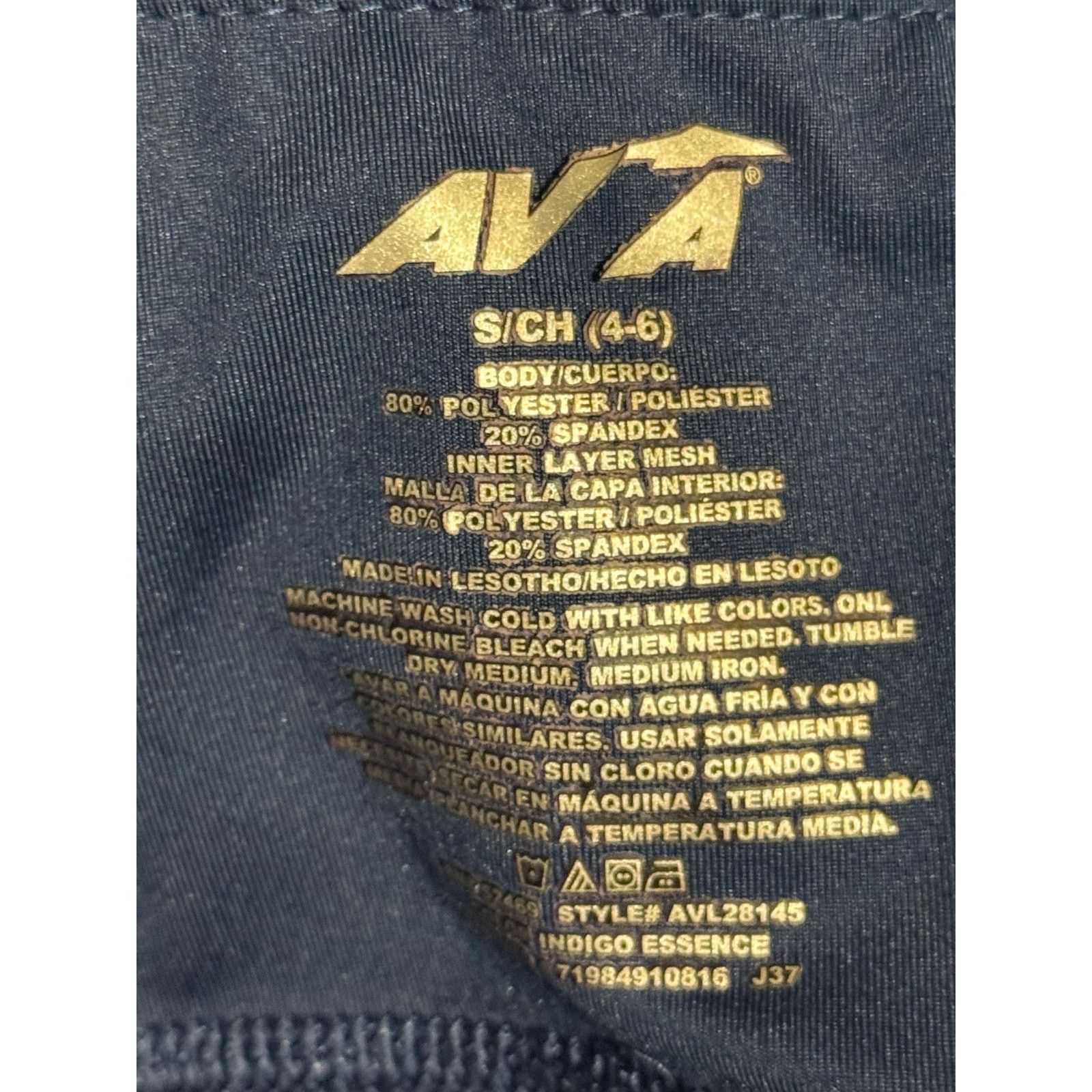 Avia Avia Leggings Criss Cross Cutout Capris Blue Size Small Size 25" / US 0 / IT 36 - 6 Thumbnail