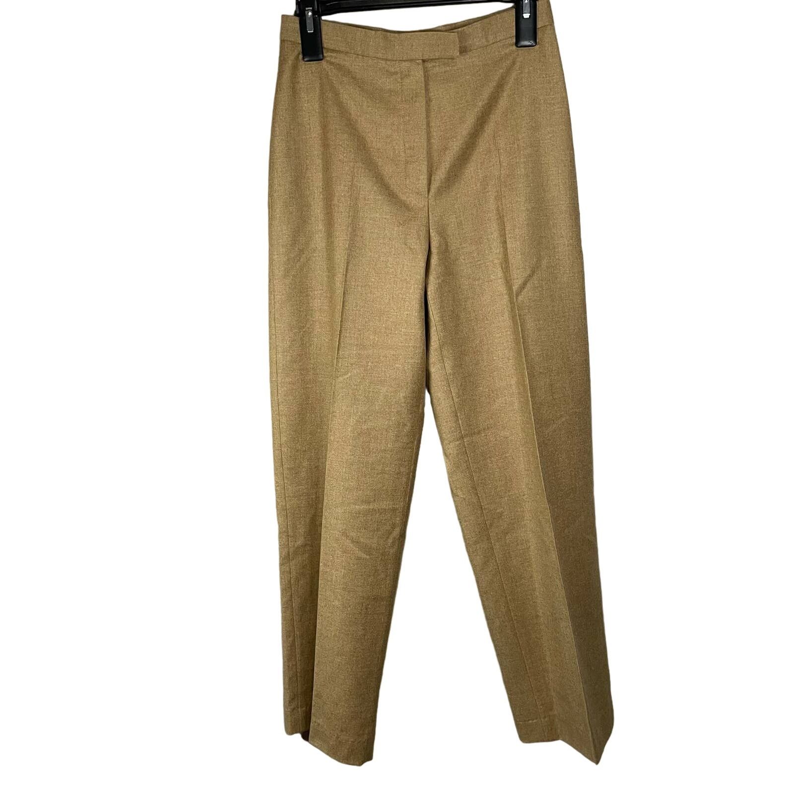 Loro Piana × Zanella Zanella x Loro Piana Tan Trousers 6 Womens Cashmere Straight Size 28" / US 6 / IT 42 - 1 Thumbnail