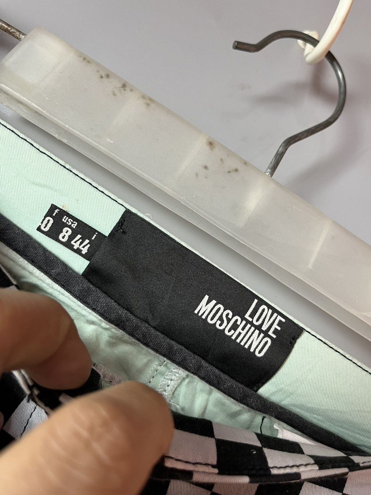 Moschino Moschino resort 2015 archived iconic checkboard biker pants Size 30" / US 8 / IT 44 - 5 Thumbnail