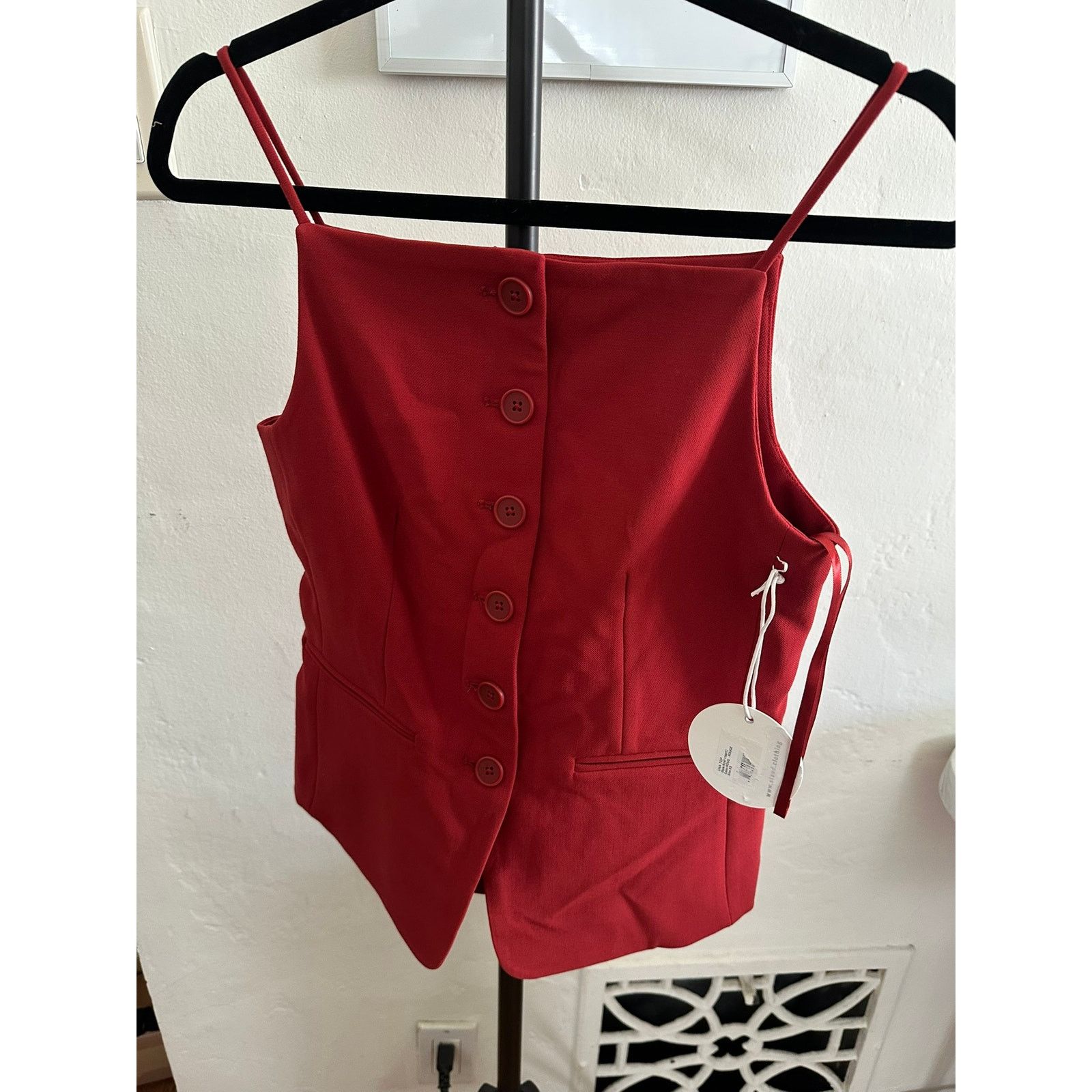 Staud STAUD Una Top Rouge XS Size XS / US 0-2 / IT 36-38 - 1 Thumbnail