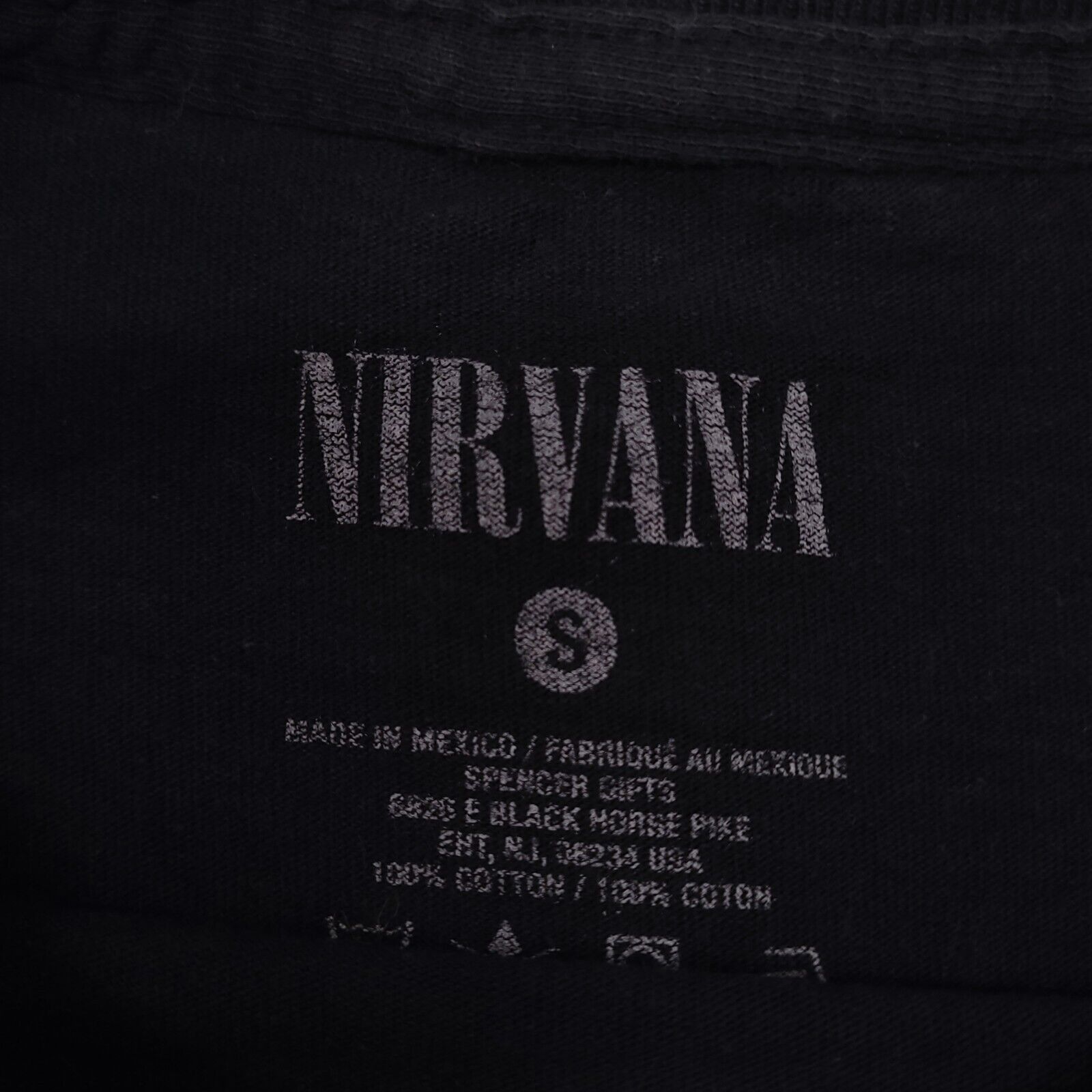 Nirvana Nirvana Casual Graphic T-Shirt Adult Mens Size Small S Black Size US S / EU 44-46 / 1 - 3 Thumbnail
