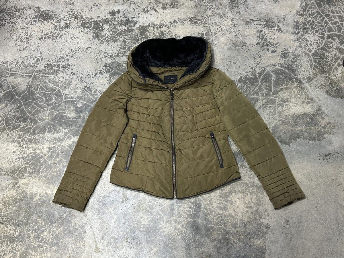 Vintage × Zara Distressed 🔥 Zara Basic Winter Puffers Jacket Size L / US 10 / IT 46 - 2 Thumbnail