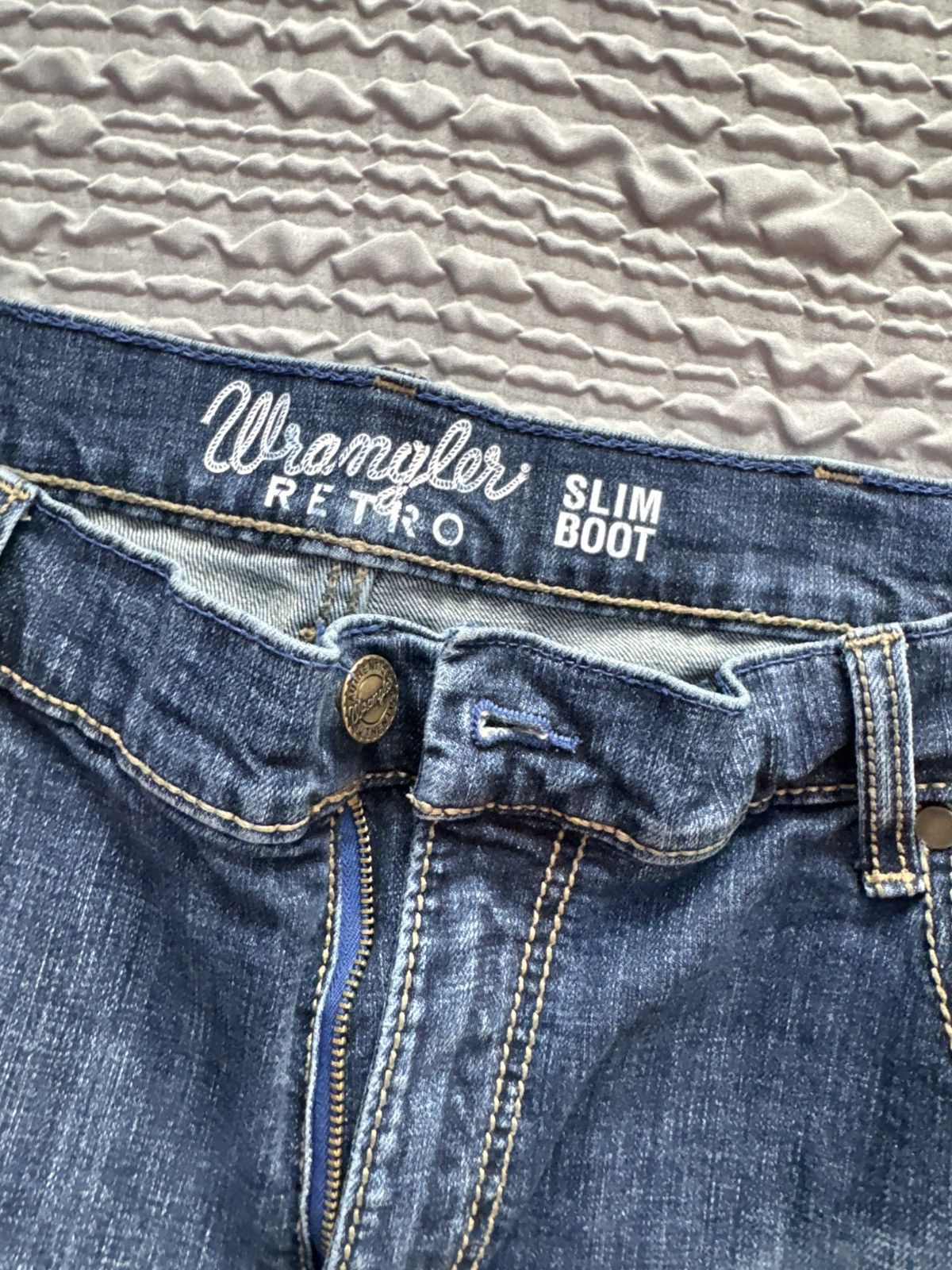 Vintage × Wrangler Wrangler Denim Jeans Size US 38 / EU 54 - 2 Thumbnail