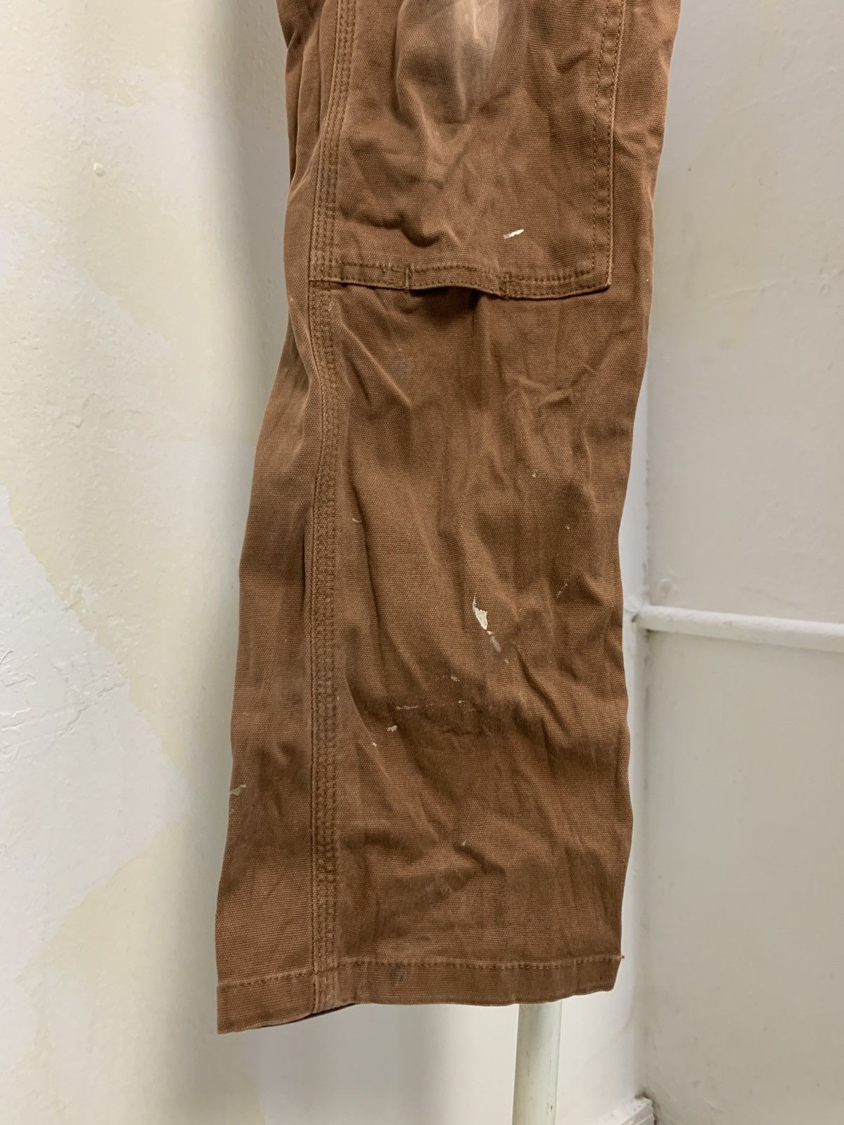 Carhartt × Carhartt Wip Trashed‼️Carhartt double knee carpenter painted damaged Size US 30 / EU 46 - 6 Thumbnail