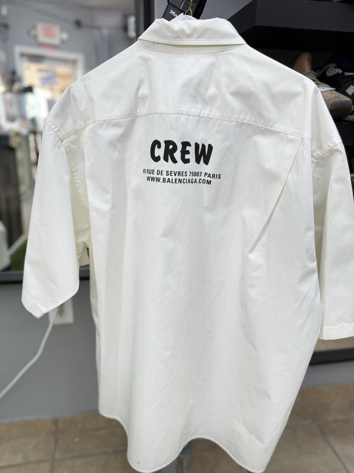 Balenciaga Size 39 - Balenciaga White Button Down Men’s 100% Authentic Size US XL / EU 56 / 4 - 8 Thumbnail