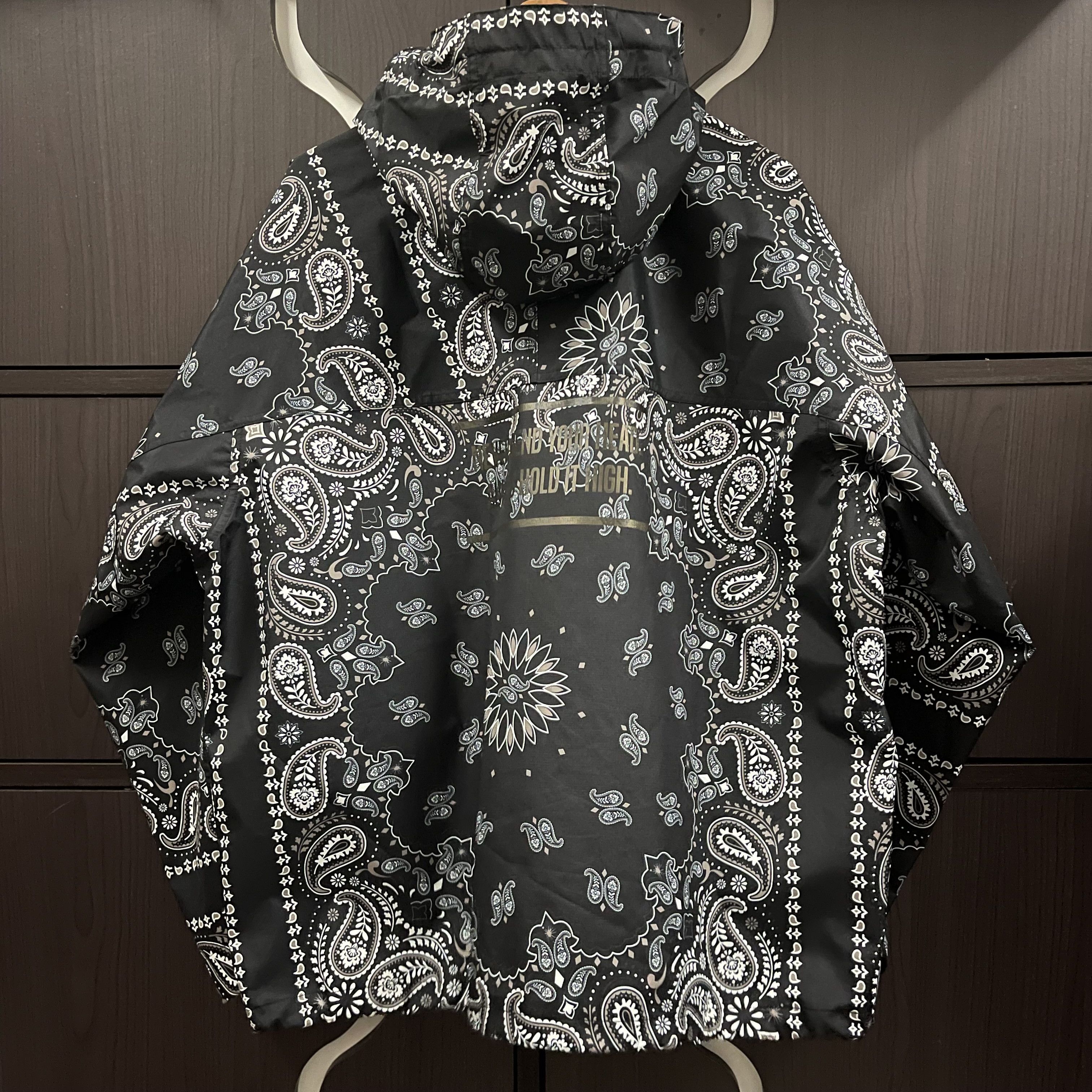 GU × Japanese Brand × Maison MIHARA YASUHIRO Miharayasuhiro Black Bandana Paisley BALACLAVA jacket Size US L / EU 52-54 / 3 - 11 Thumbnail