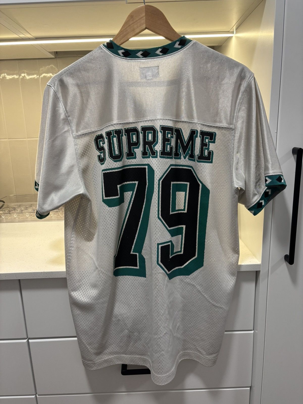 Supreme SUPREME Diamond Rib Football Top White F/W 13 Size US L / EU 52-54 / 3 - 1 Thumbnail