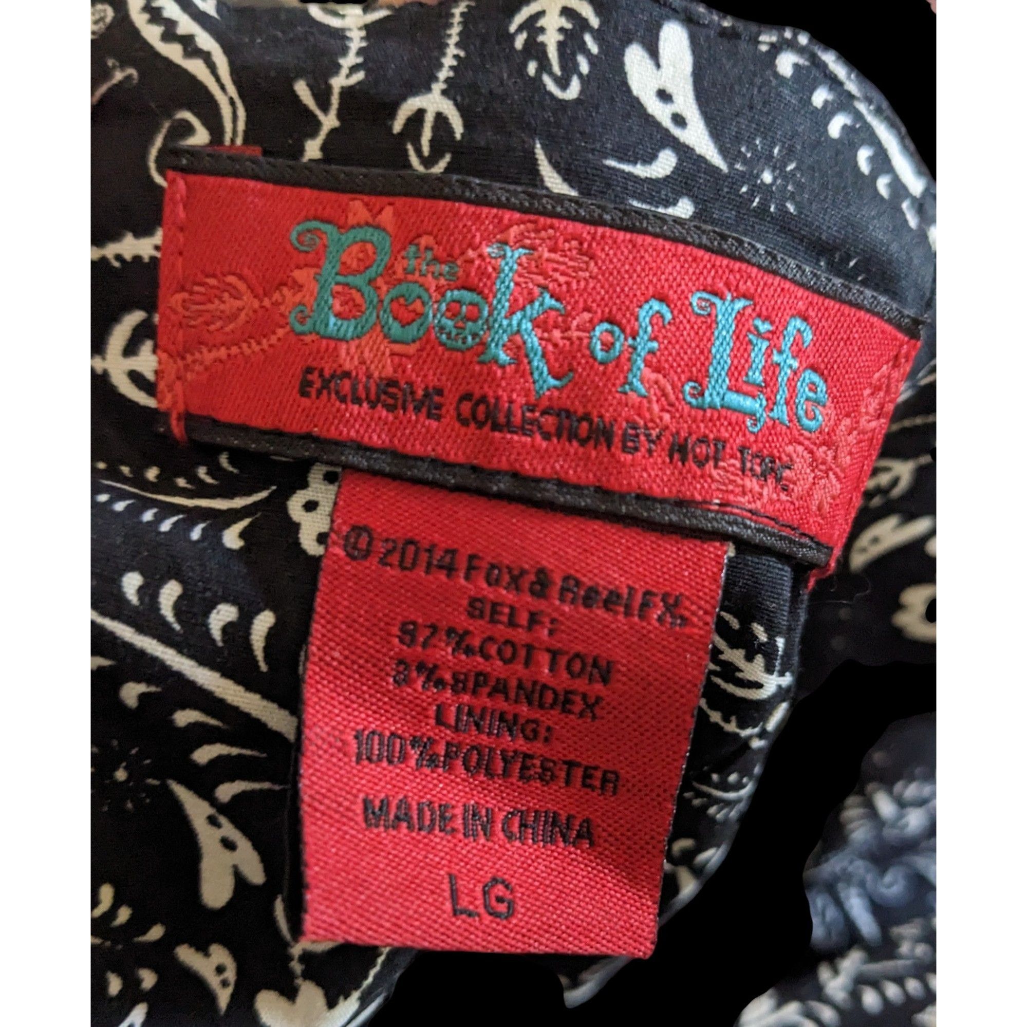 Other Hot Topic Book Of Life Black Floral Skeleton Halter Dress Si Size L / US 10 / IT 46 - 6 Thumbnail