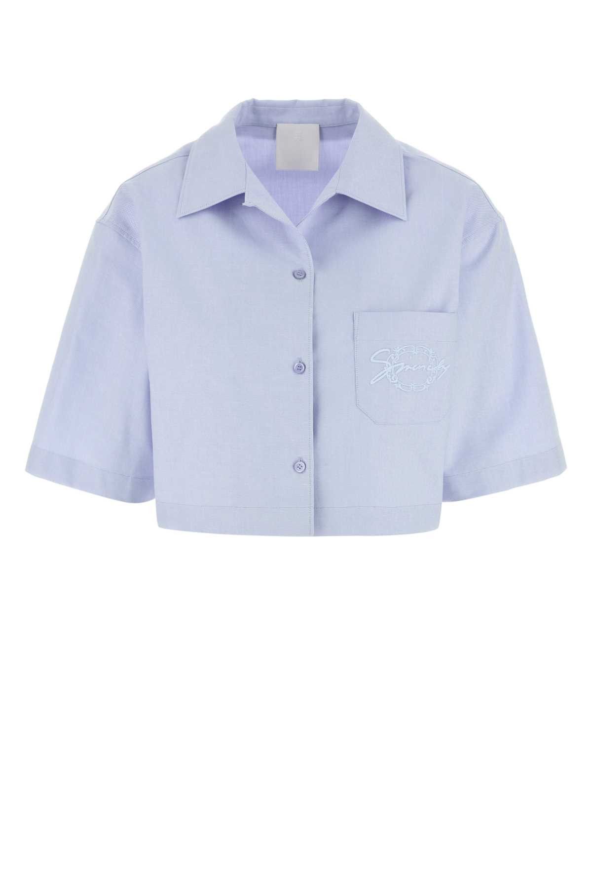 Givenchy Powder Blue Cotton Shirt Size M / US 6-8 / IT 42-44 - 1 Thumbnail