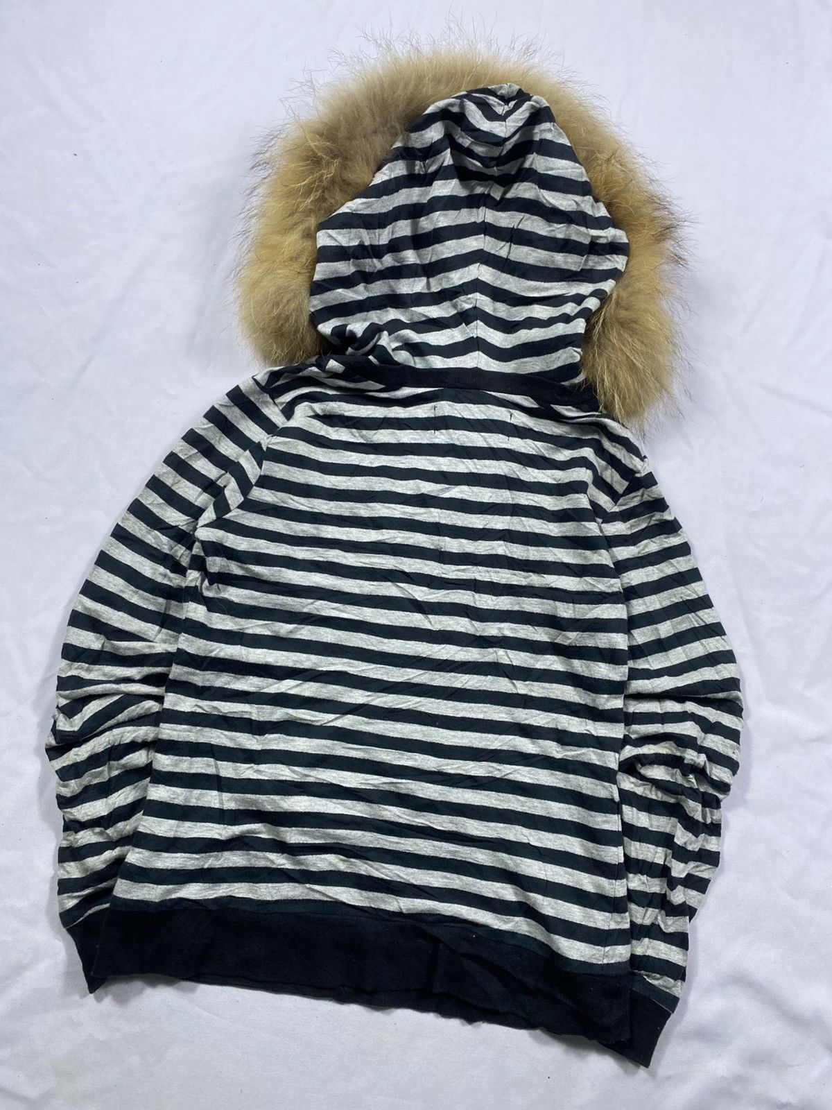 Le Grande Bleu (L.G.B.) Faux Fur Liz Lisa doll Stripe Hoodie Lgb style Size US S / EU 44-46 / 1 - 4 Thumbnail