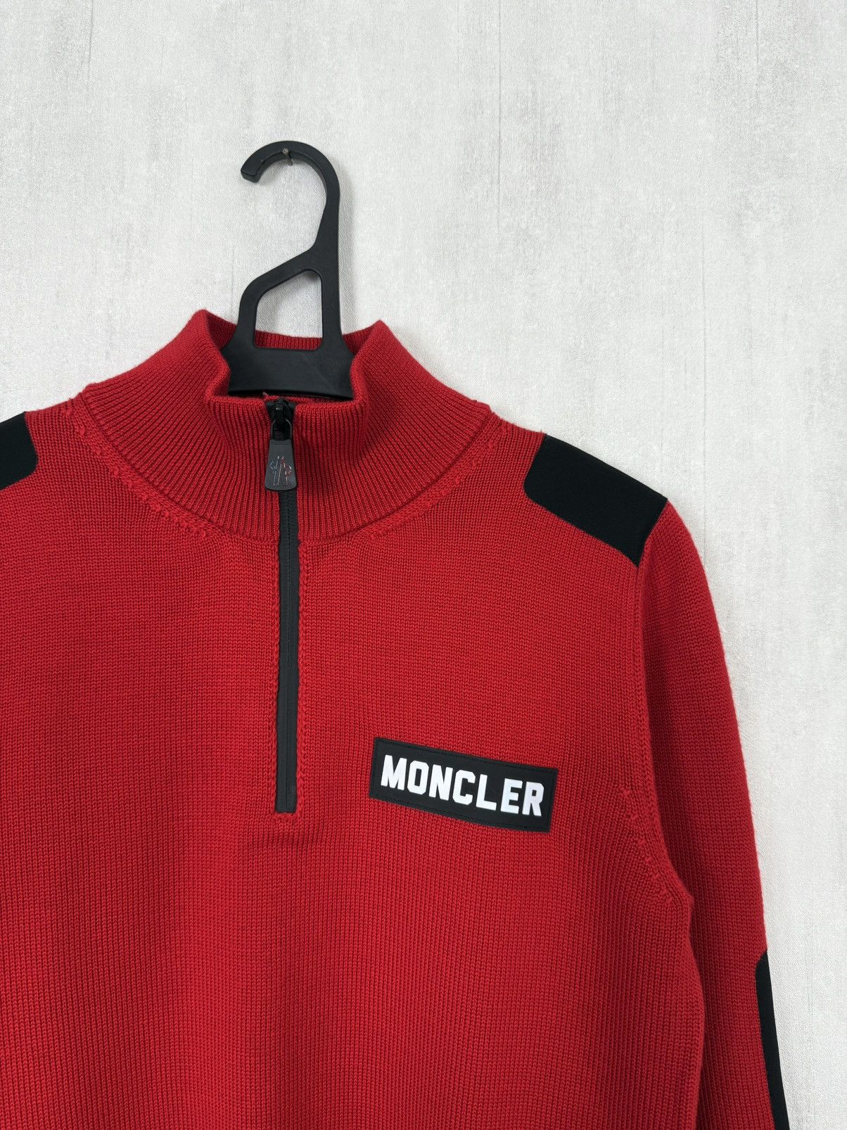 Moncler Moncler Maglia Tricot Kids 1/4 Zip Wool Sweater Size 14/164 Size US XS / EU 42 / 0 - 3 Thumbnail