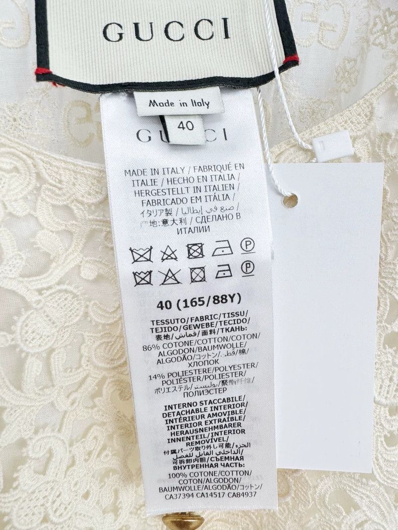 Gucci Gucci Dress with Lace Detail and Buttons-2506 Size M / US 6-8 / IT 42-44 - 2 Thumbnail