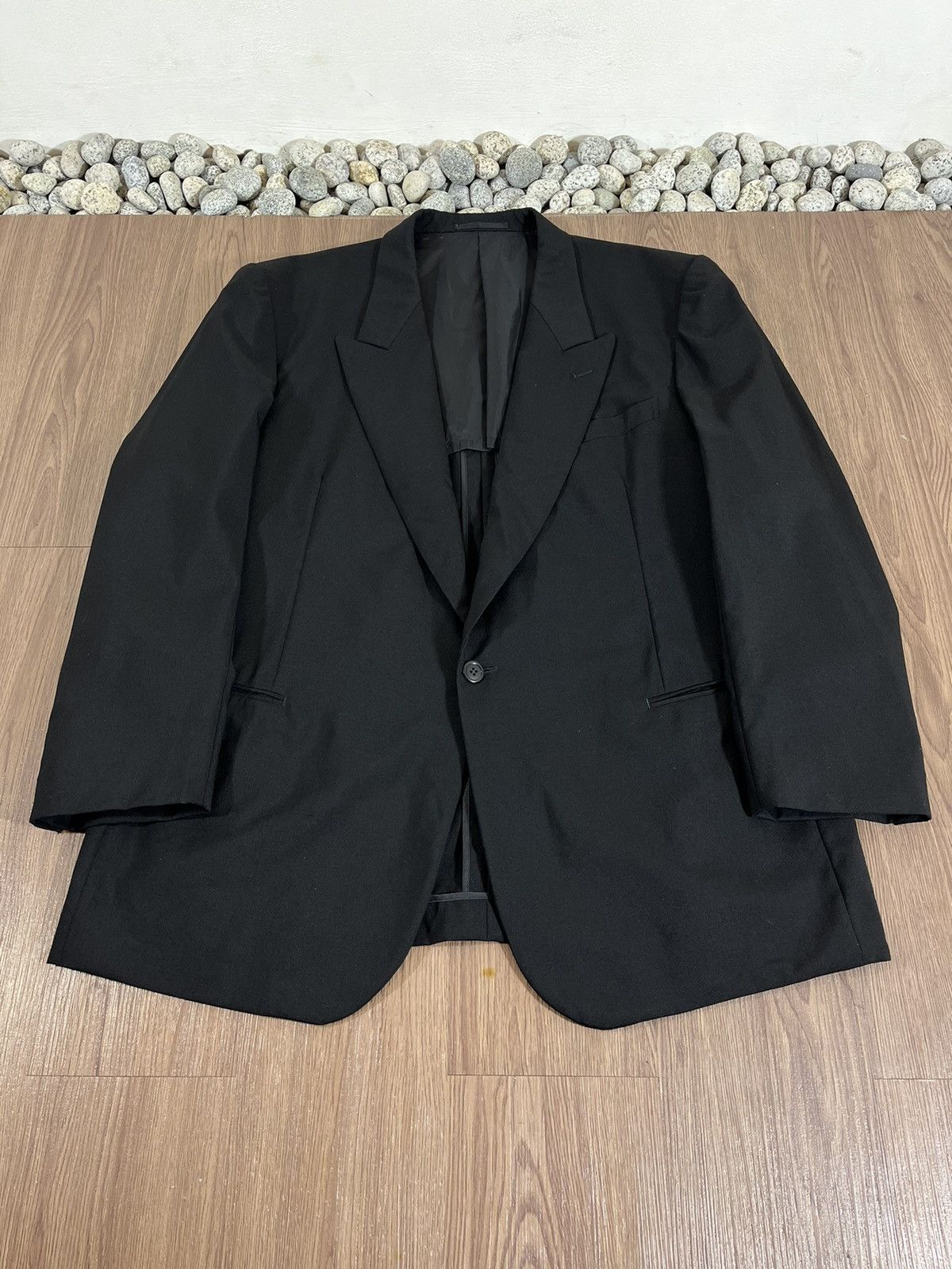 Yves Saint Laurent Yves Saint Laurent pour Homme Blazer Classic Tailored Jacket Size 50R - 5 Thumbnail