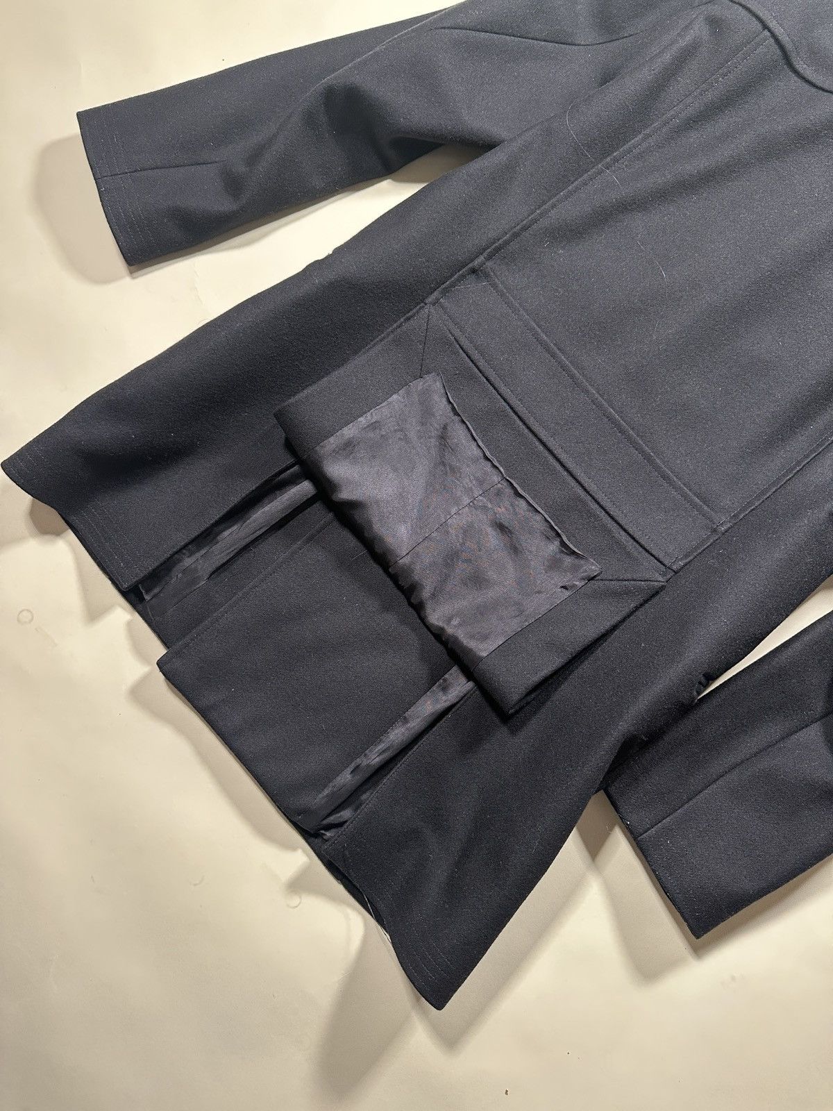 Reiss Black Peacoat Size US M / EU 48-50 / 2 - 8 Thumbnail
