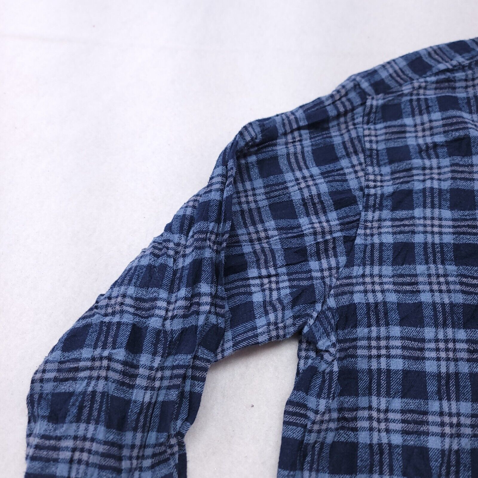 Arrow Arrow Tartan Flannel Shirt Mens Size Extra Large XL Blue Size US XL / EU 56 / 4 - 4 Thumbnail