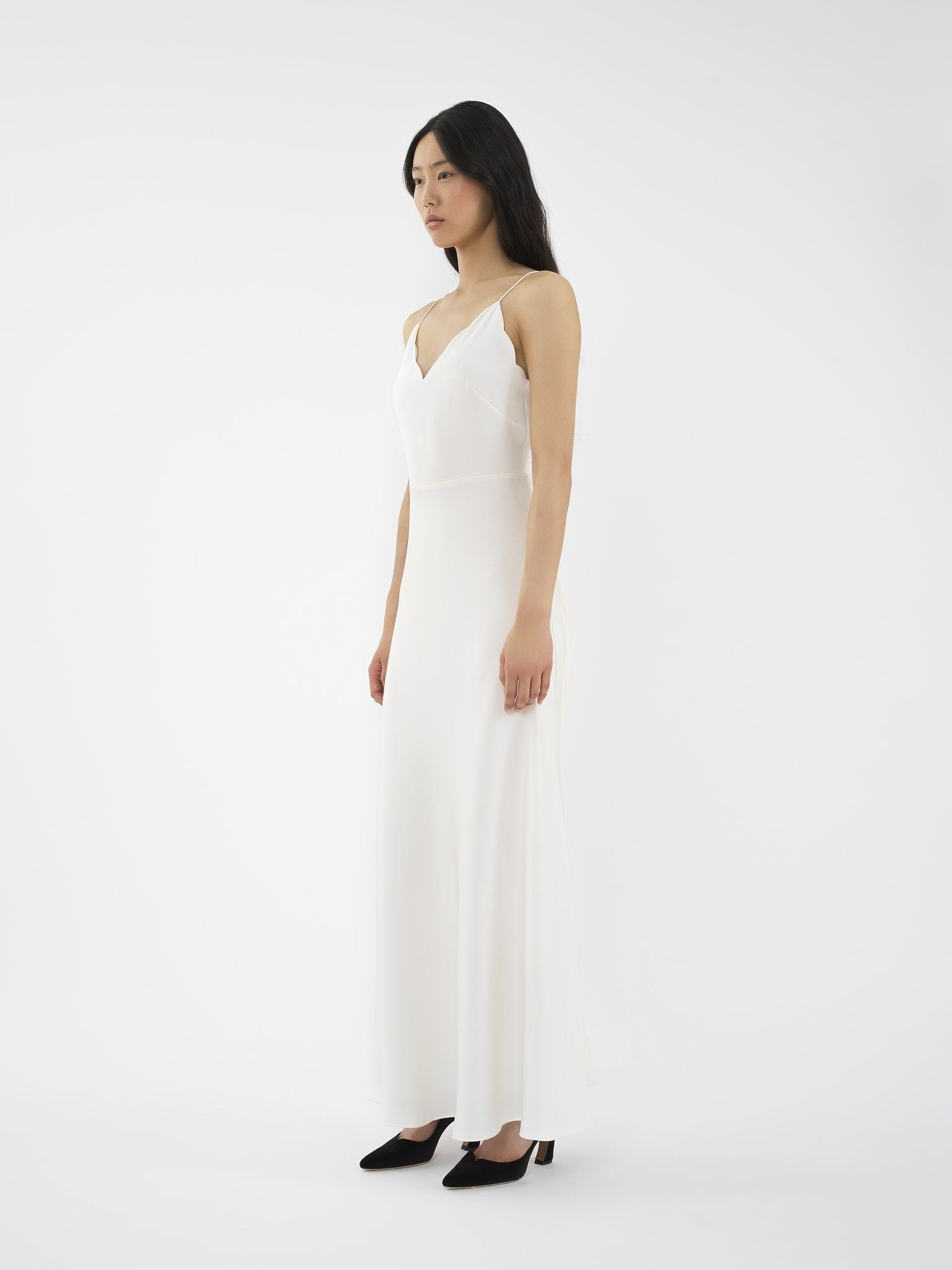 Chloe o1loc1c0325 CHC24 Dress in White Size XL / US 12-14 / IT 48-50 - 3 Thumbnail