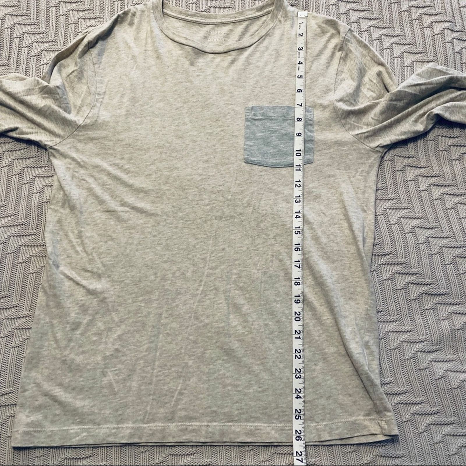 J.Crew J Crew beige long sleeve slim fit tee Size US M / EU 48-50 / 2 - 7 Thumbnail