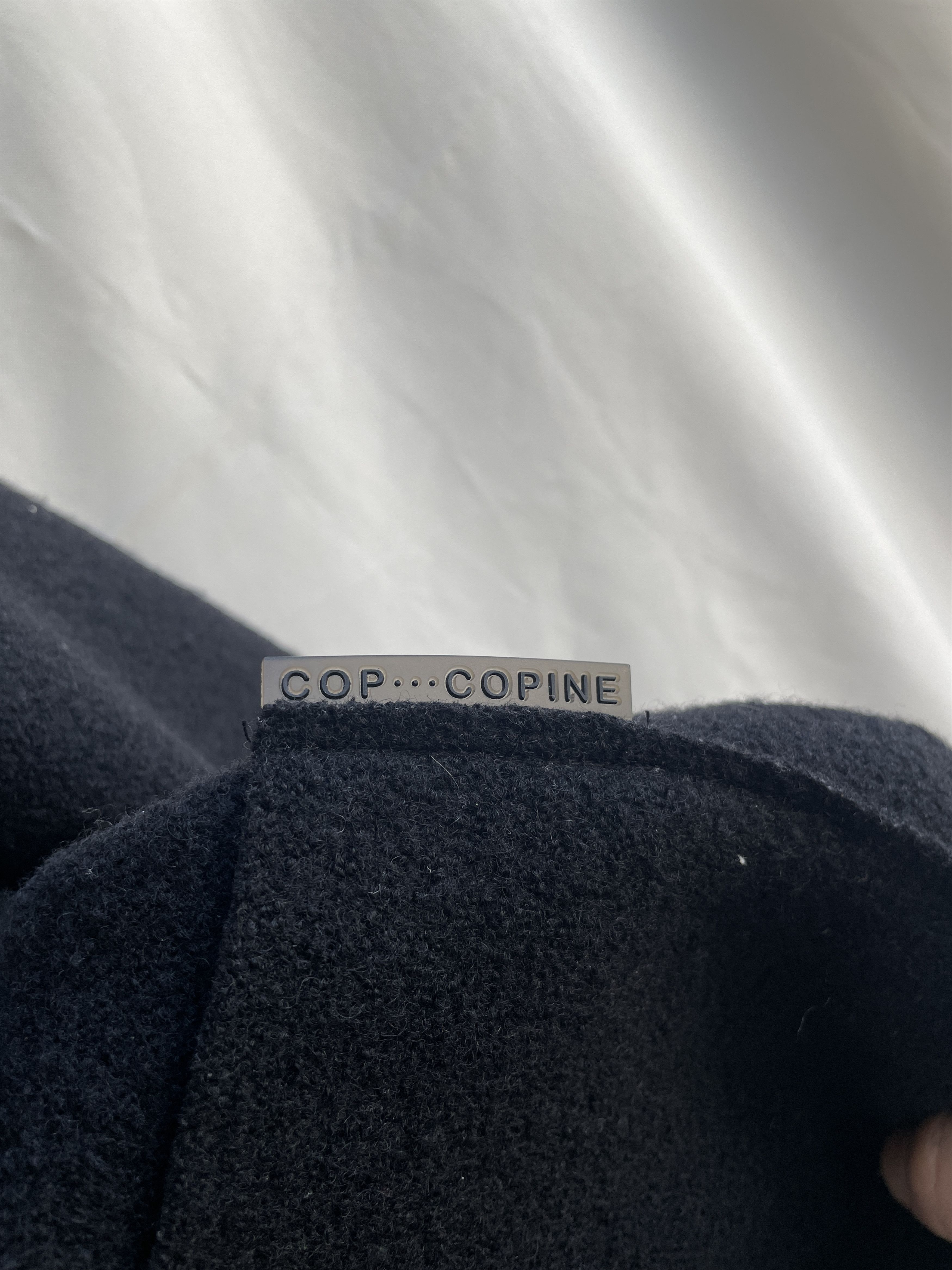 Cop Copine Cop Copine Boiled Wool Collared Unlined Jacket Coat Size M / US 6-8 / IT 42-44 - 8 Thumbnail