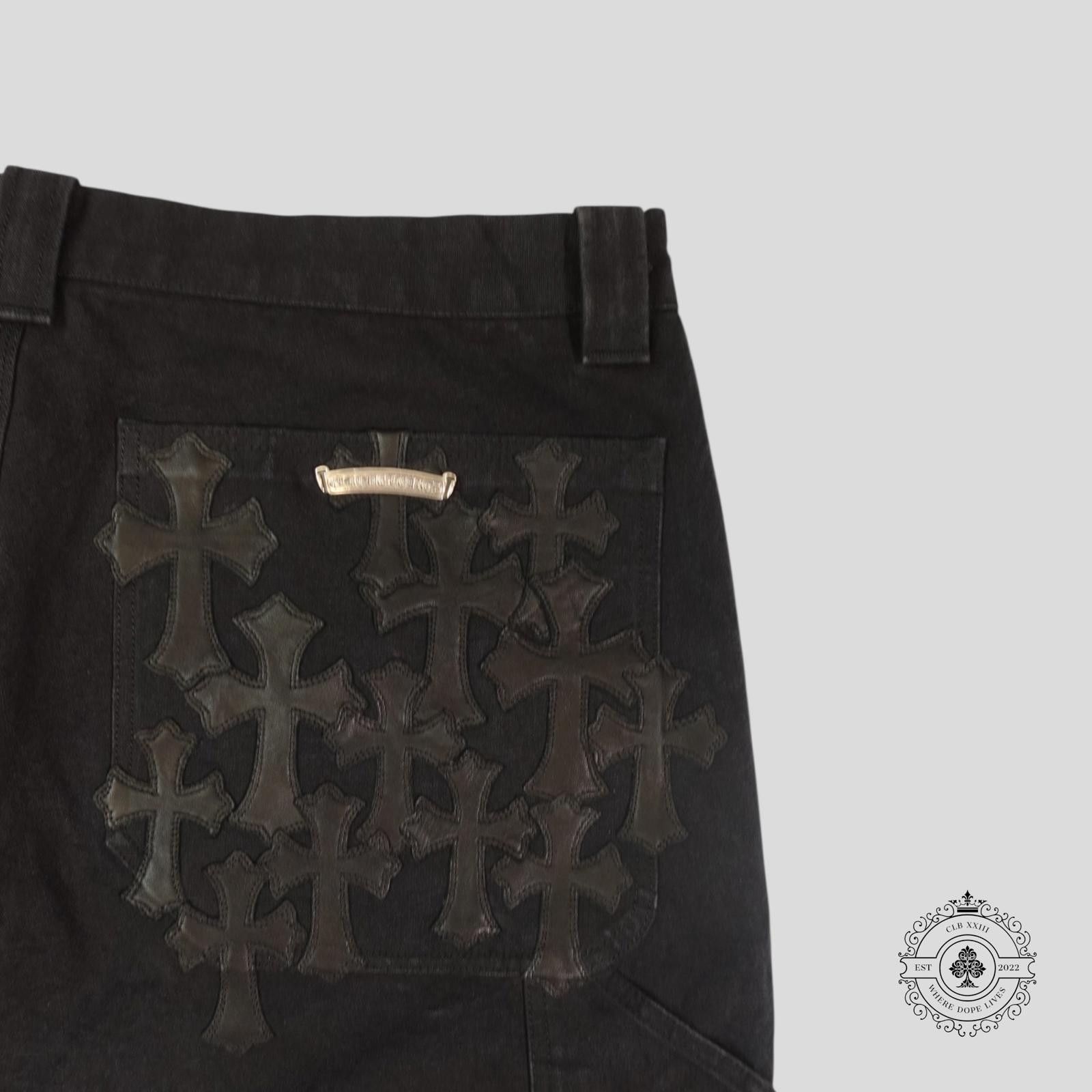 Chrome Hearts Chrome Hearts Cross Patch Carpenter Shorts in Black - 38 Size US 38 / EU 54 - 3 Thumbnail