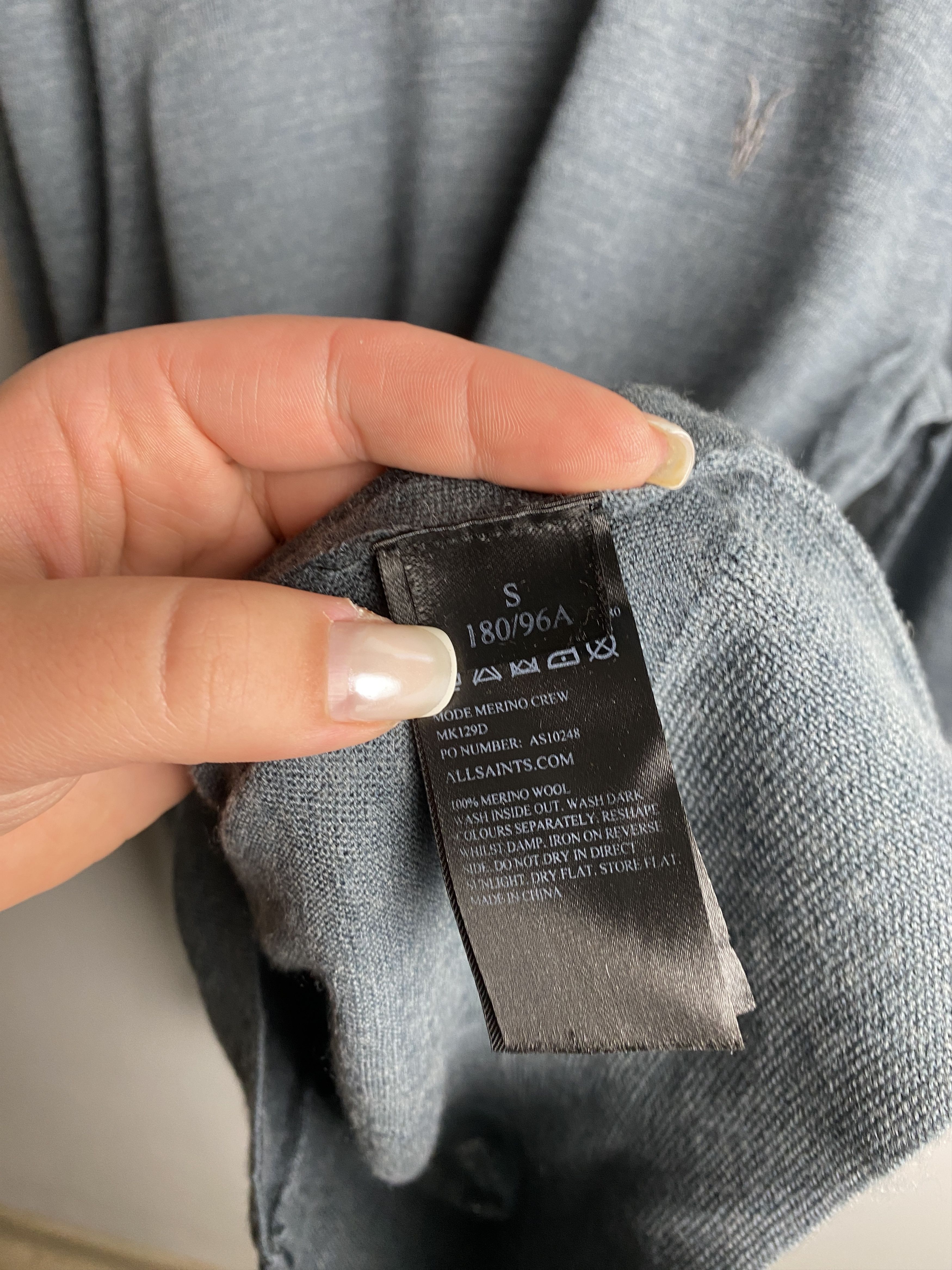 Allsaints Allsaints Mode Merino Crew merino wool sweater Size US S / EU 44-46 / 1 - 4 Thumbnail