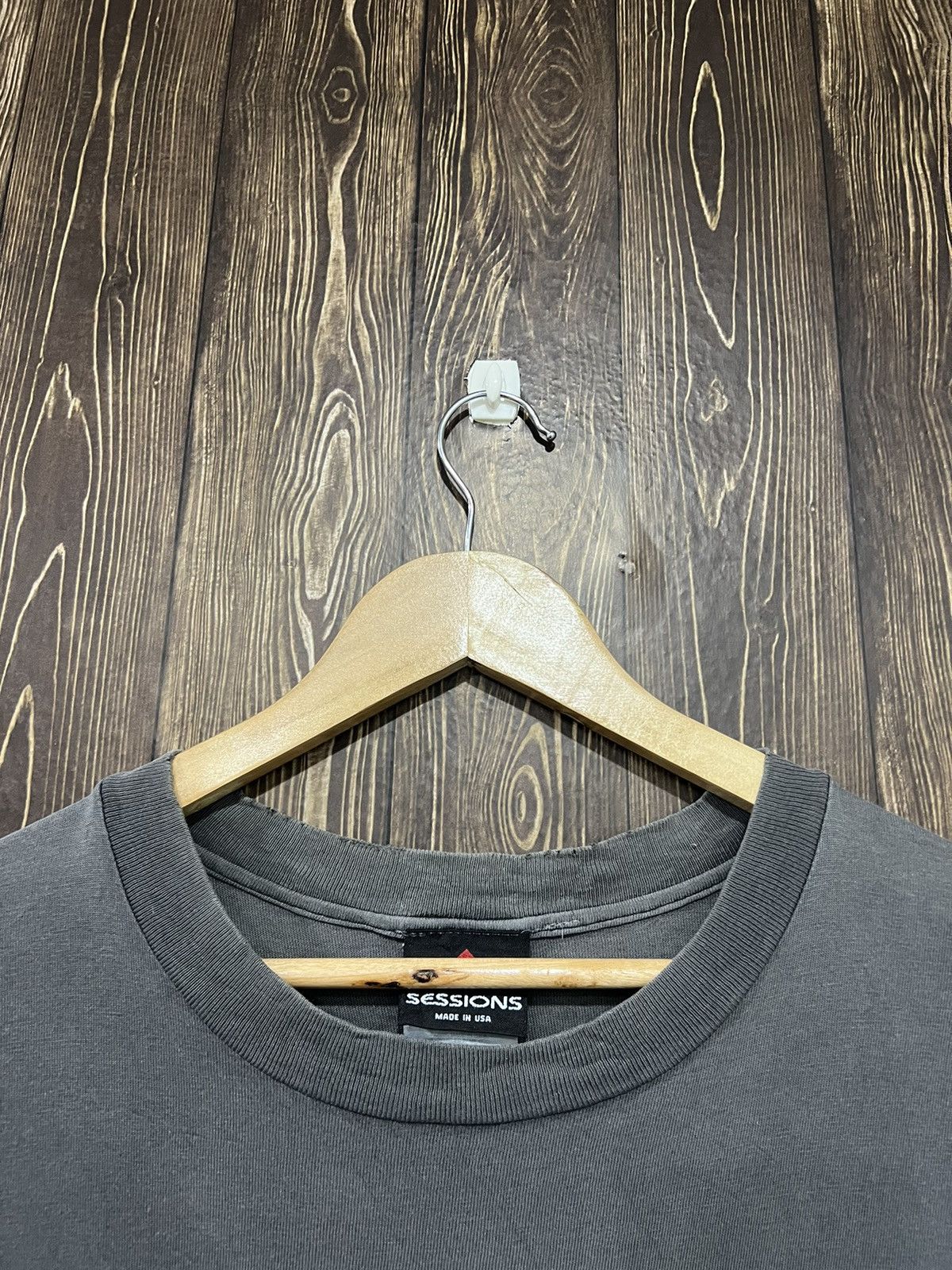 Sessions × Vintage Vintage 90s Sessions Skateboard 5 Stars Logo Tshirt Size US XL / EU 56 / 4 - 6 Thumbnail