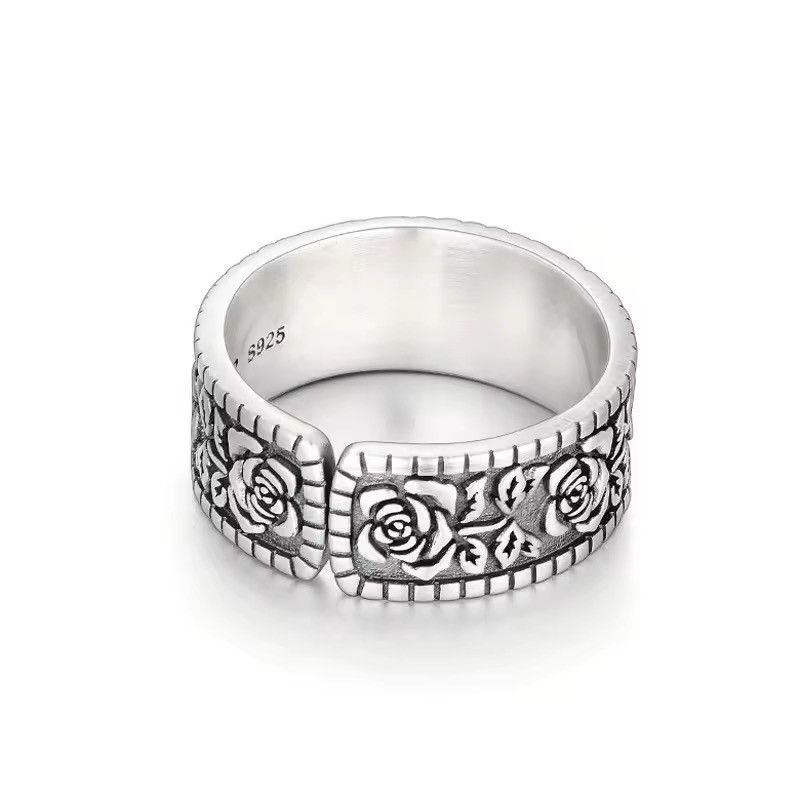 Jewelry Creative Eye Flowers Rings Size ONE SIZE - 2 Thumbnail